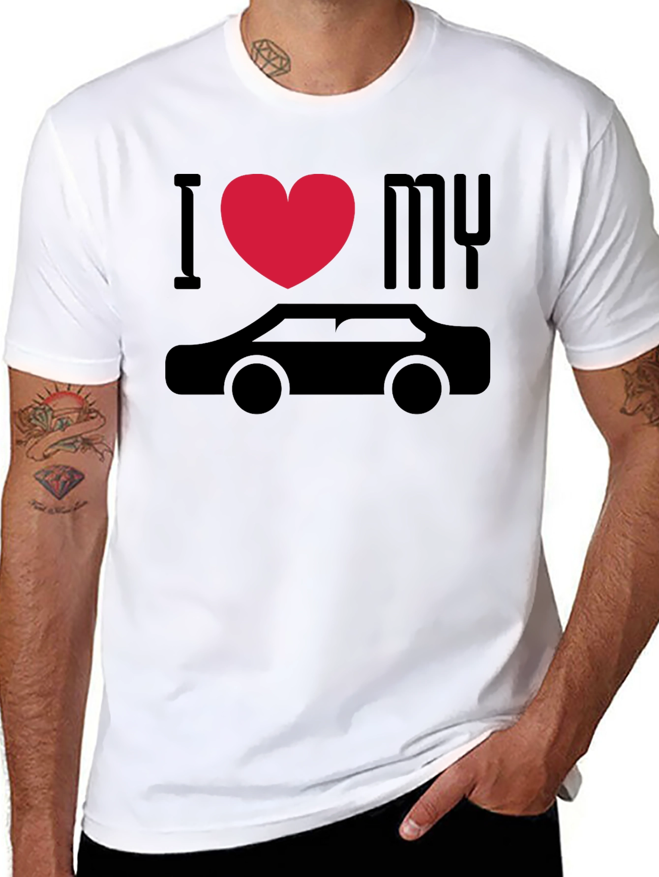 I Heart My Car T-Shirt - Car Lover Tee
