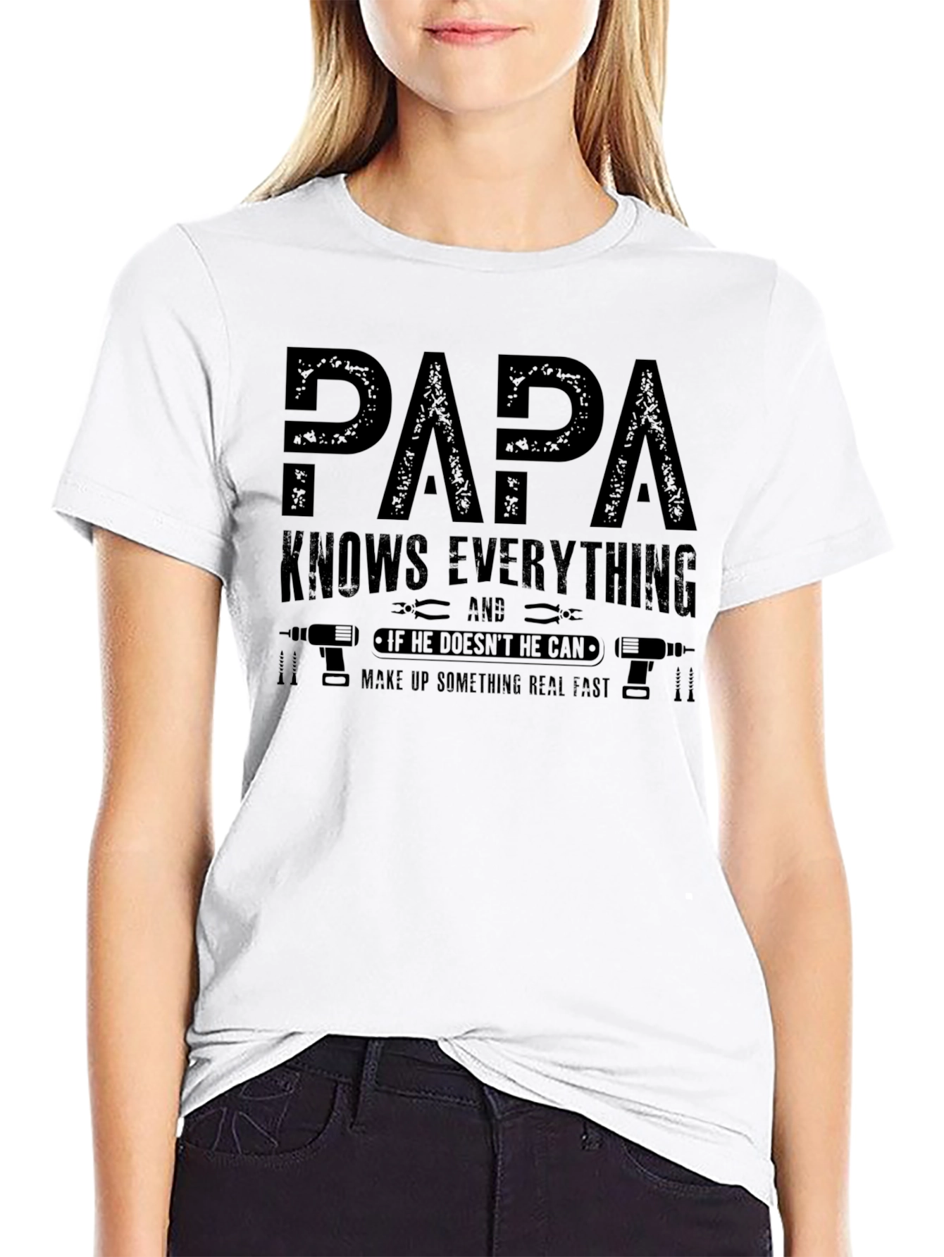 Papa Knows Everything T-Shirt - Funny Dad Gift
