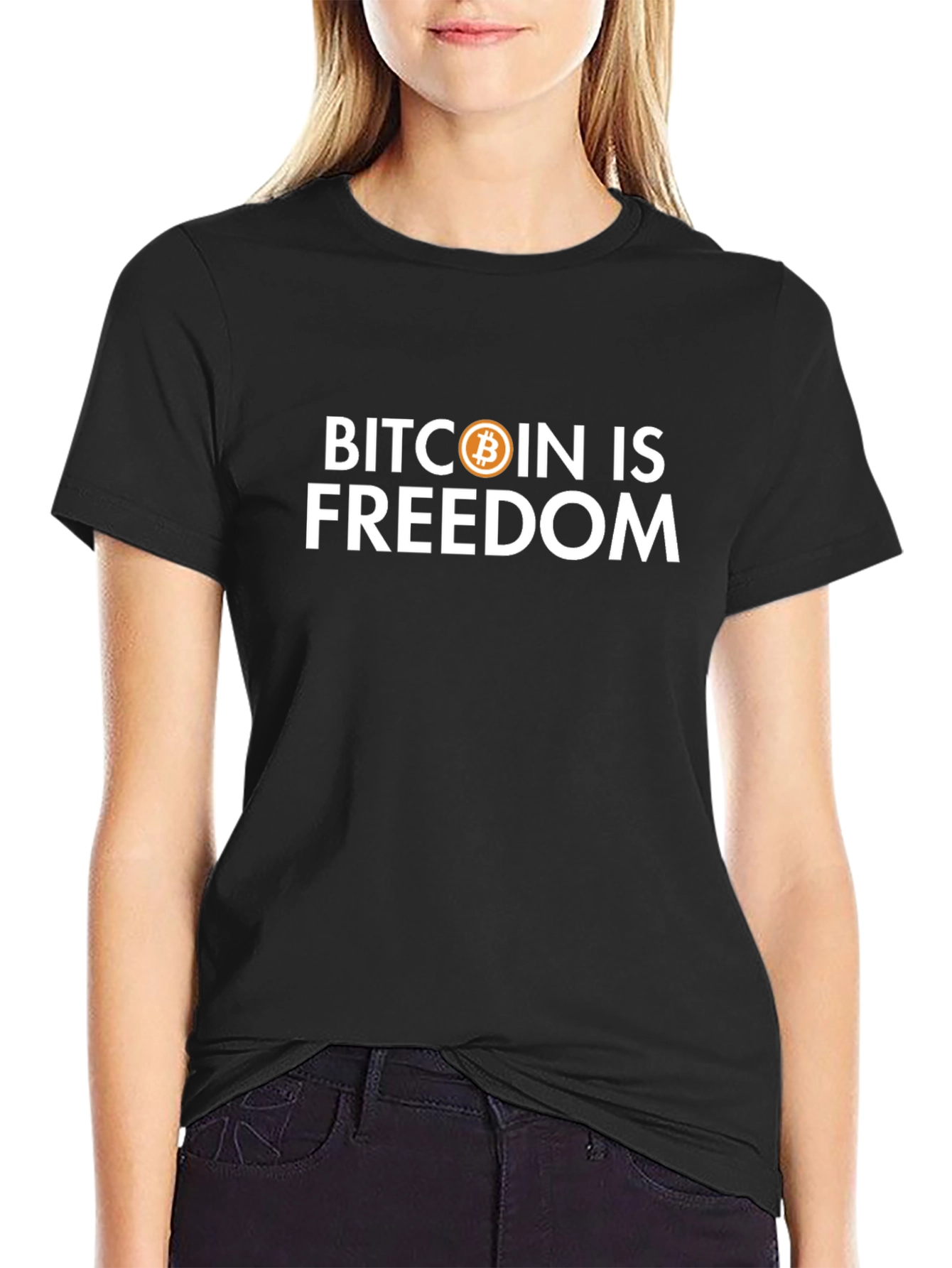 Bitcoin is Freedom Graphic Tee - Black