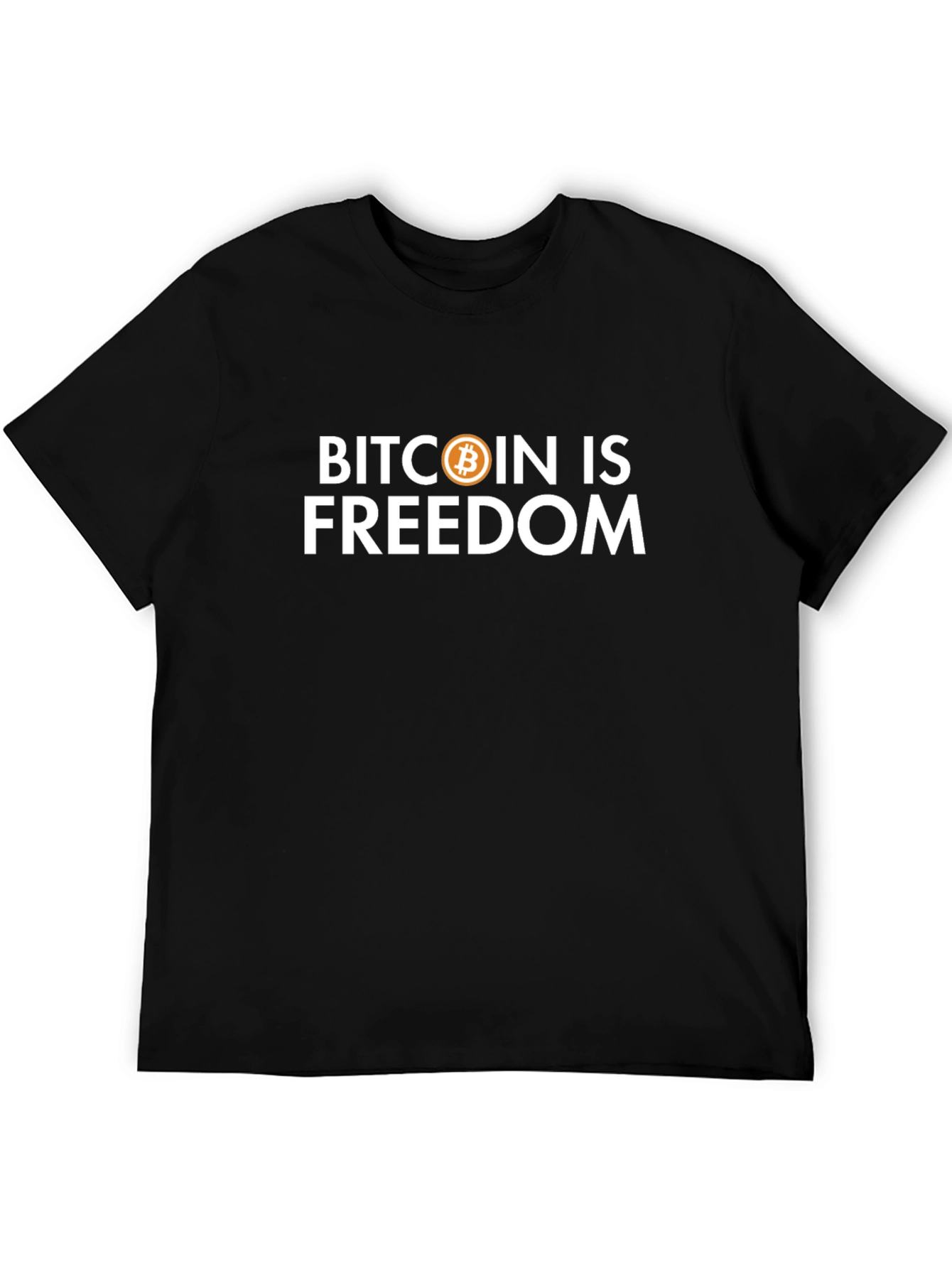 Bitcoin is Freedom Graphic Tee - Black