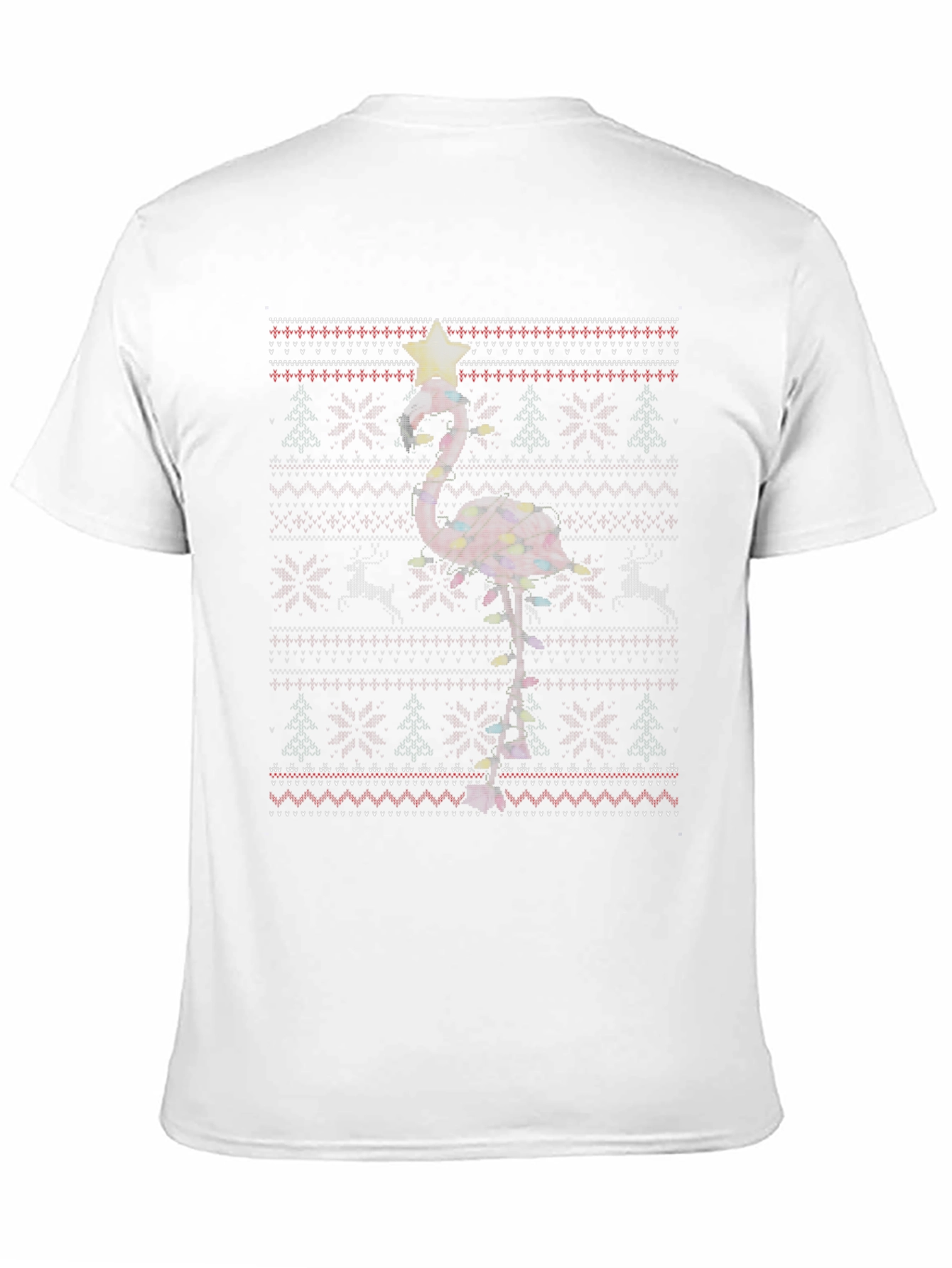 Festive Flamingo Christmas T-Shirt