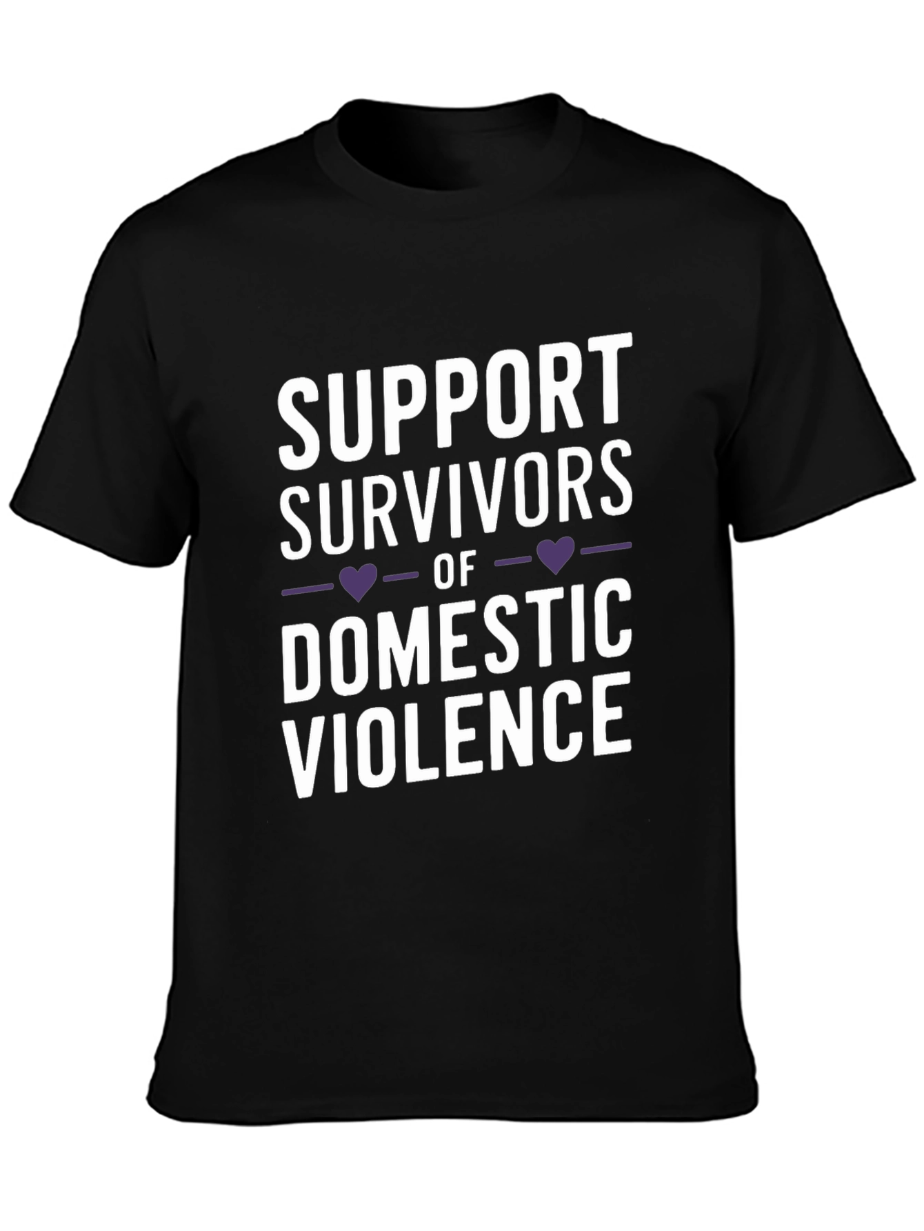 Support Survivors T-Shirt - Domestic Violence Awareness