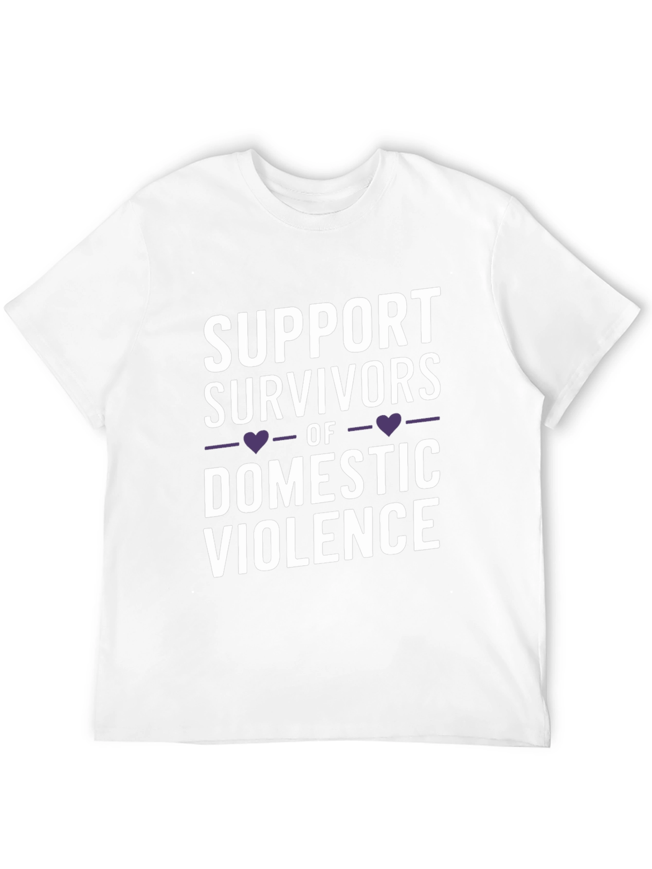 Support Survivors T-Shirt - Domestic Violence Awareness
