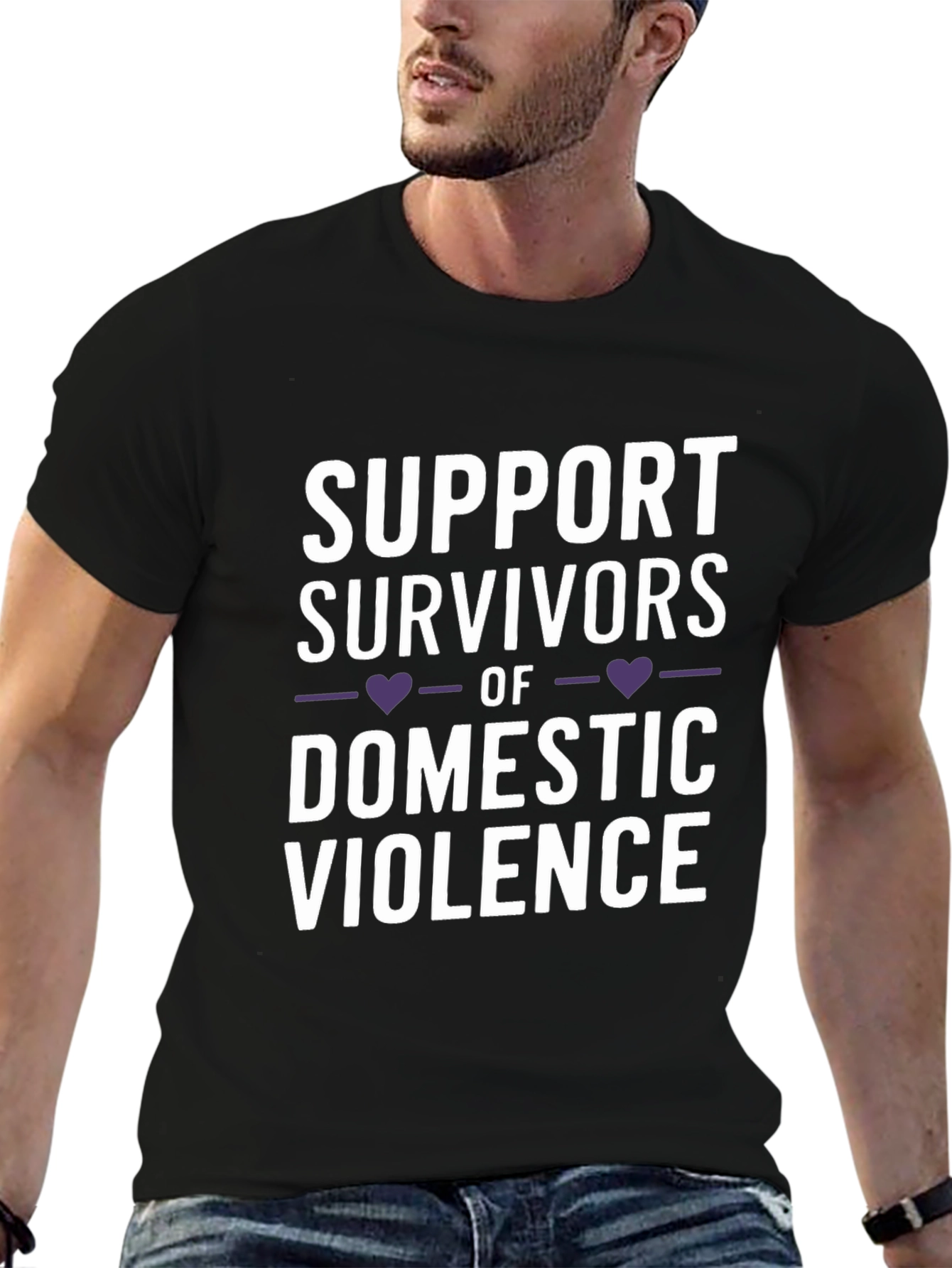 Support Survivors T-Shirt - Domestic Violence Awareness