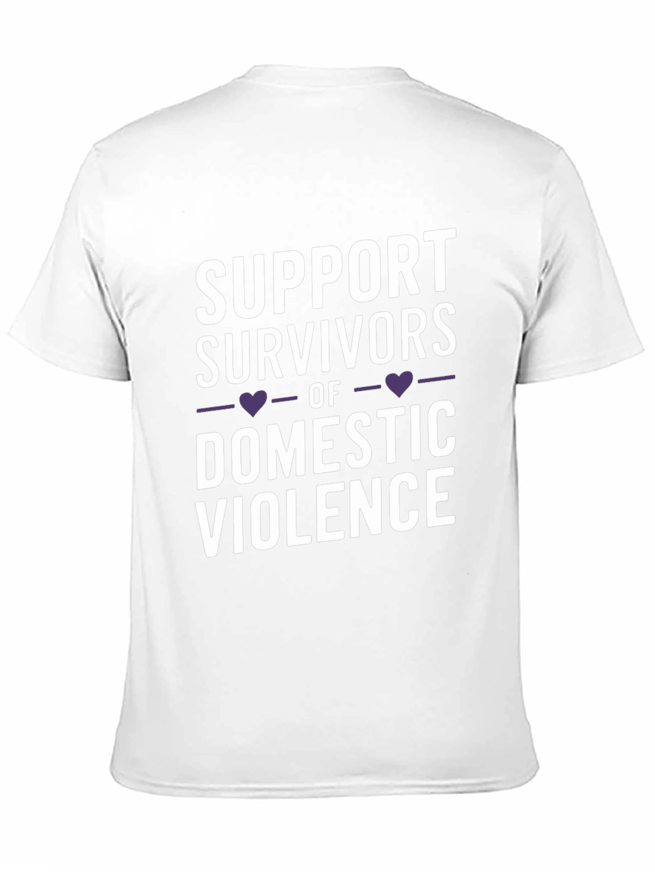 Support Survivors T-Shirt - Domestic Violence Awareness