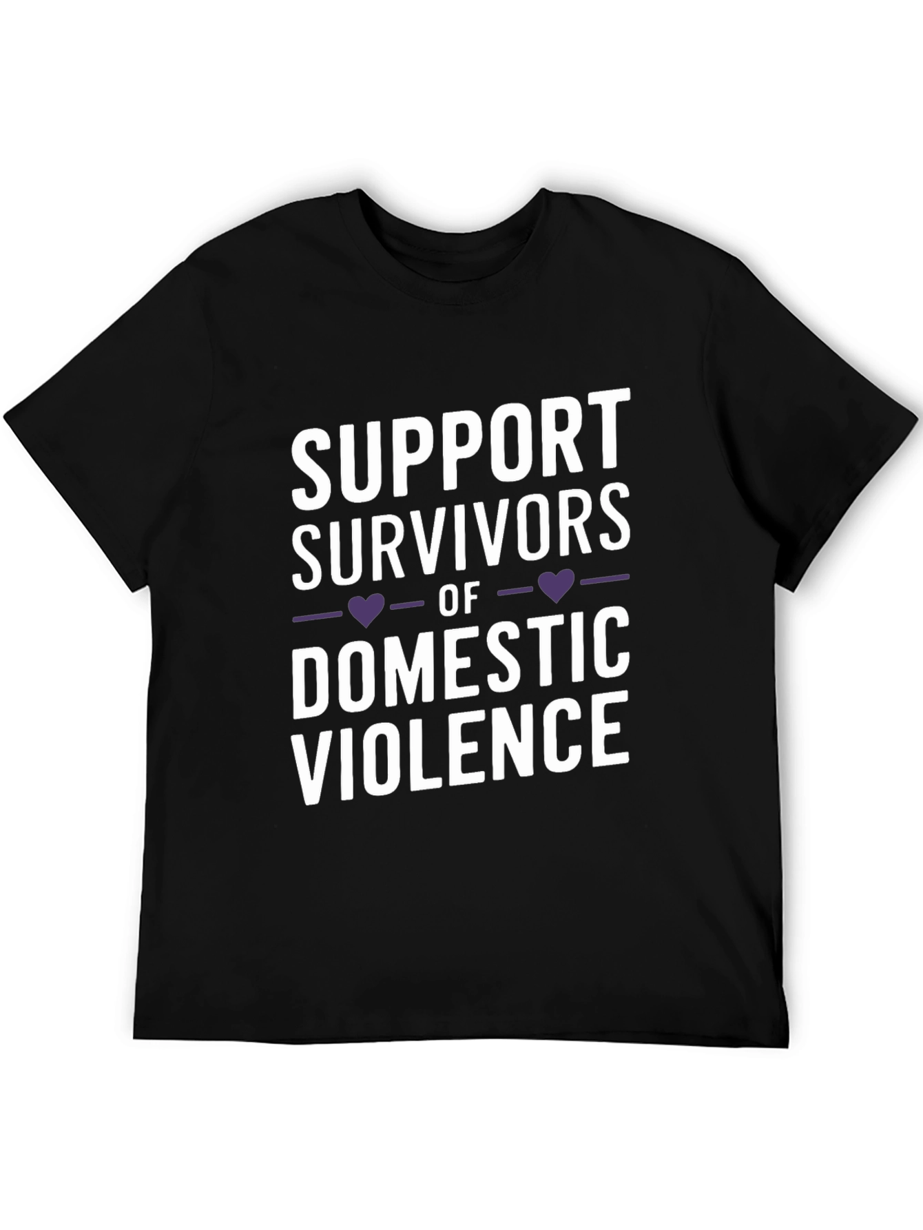 Support Survivors T-Shirt - Domestic Violence Awareness
