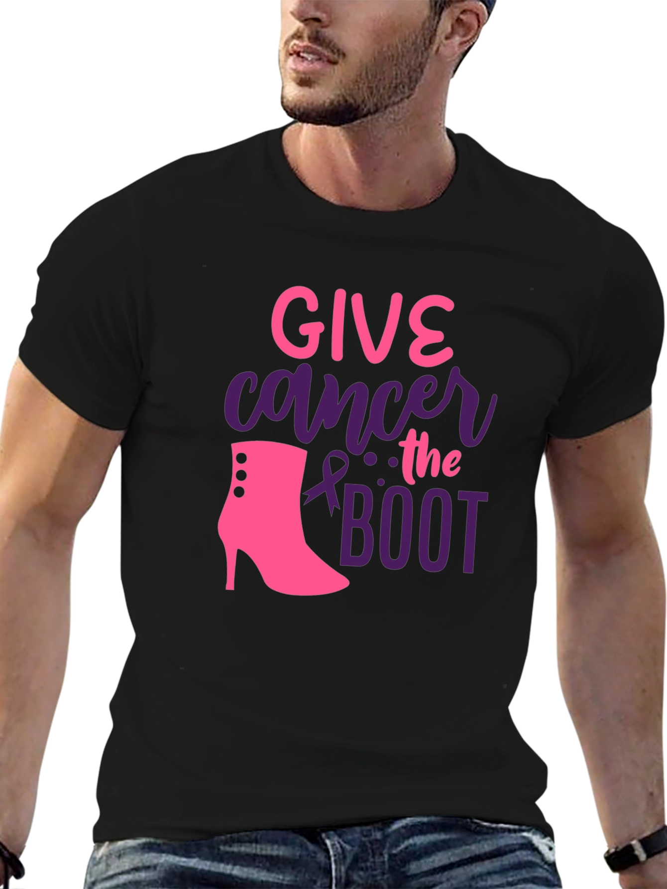 Give Cancer the Boot T-Shirt