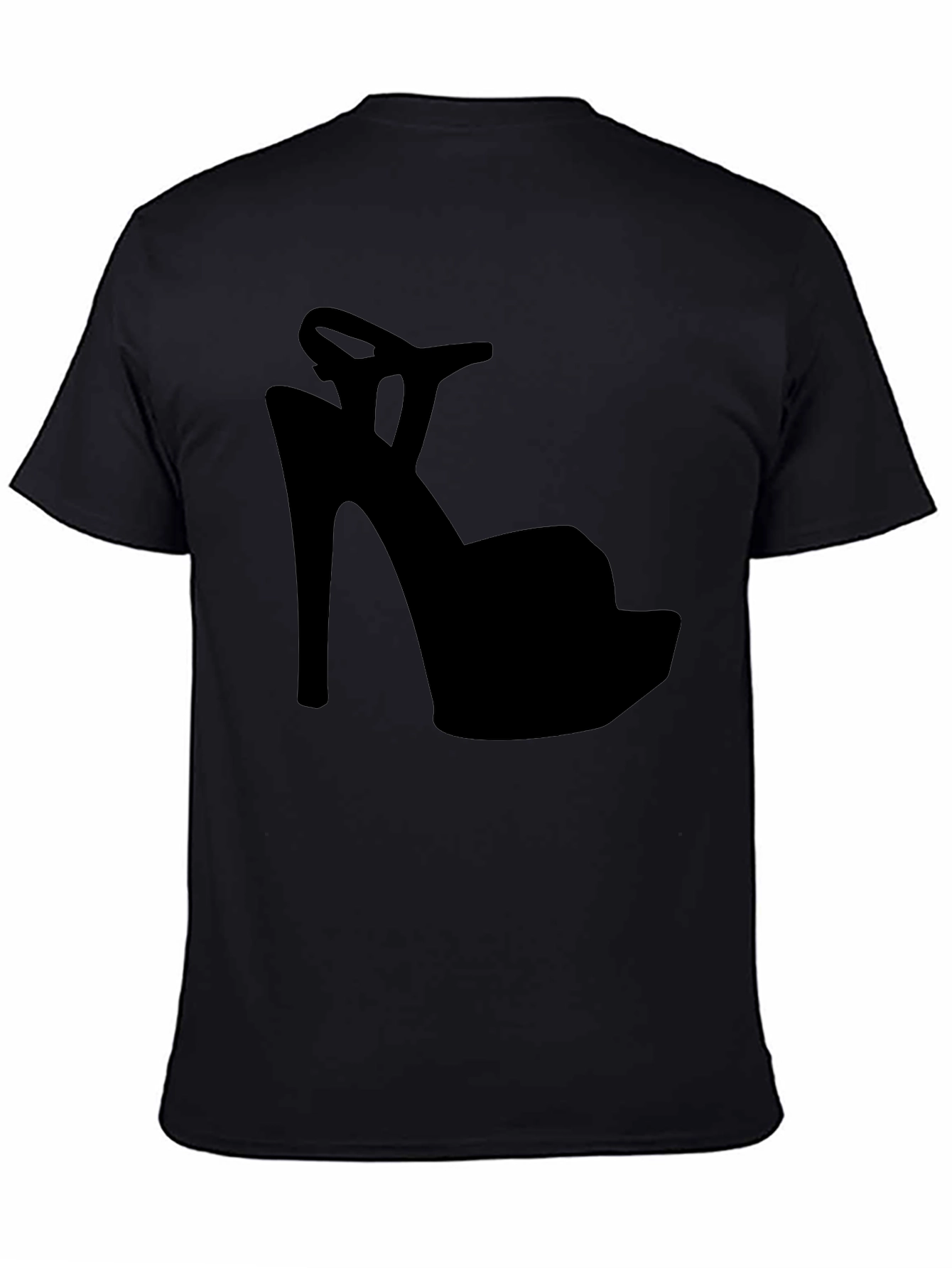 High Heel Shoe Silhouette Graphic T-Shirt