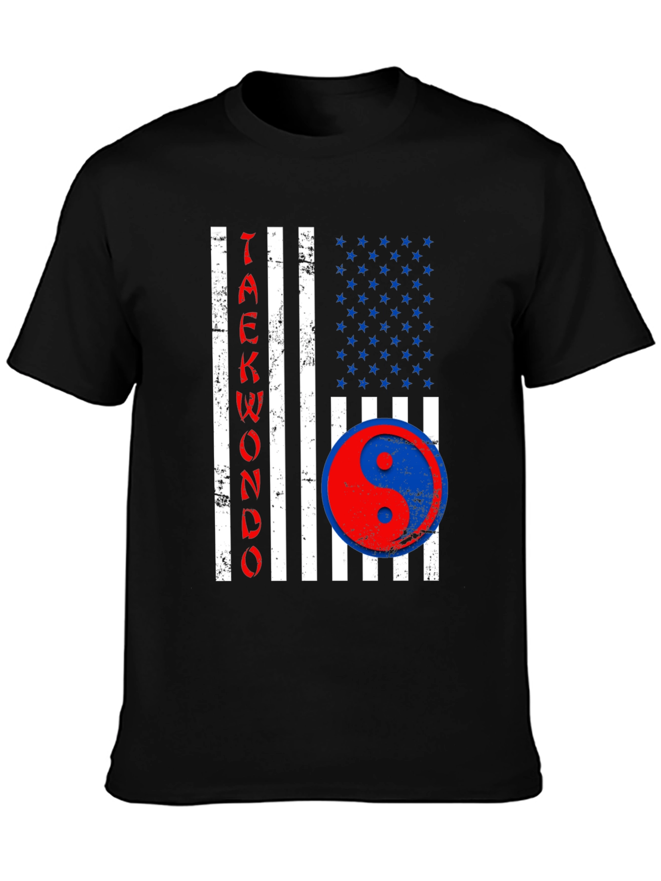 Taekwondo USA Flag T-Shirt