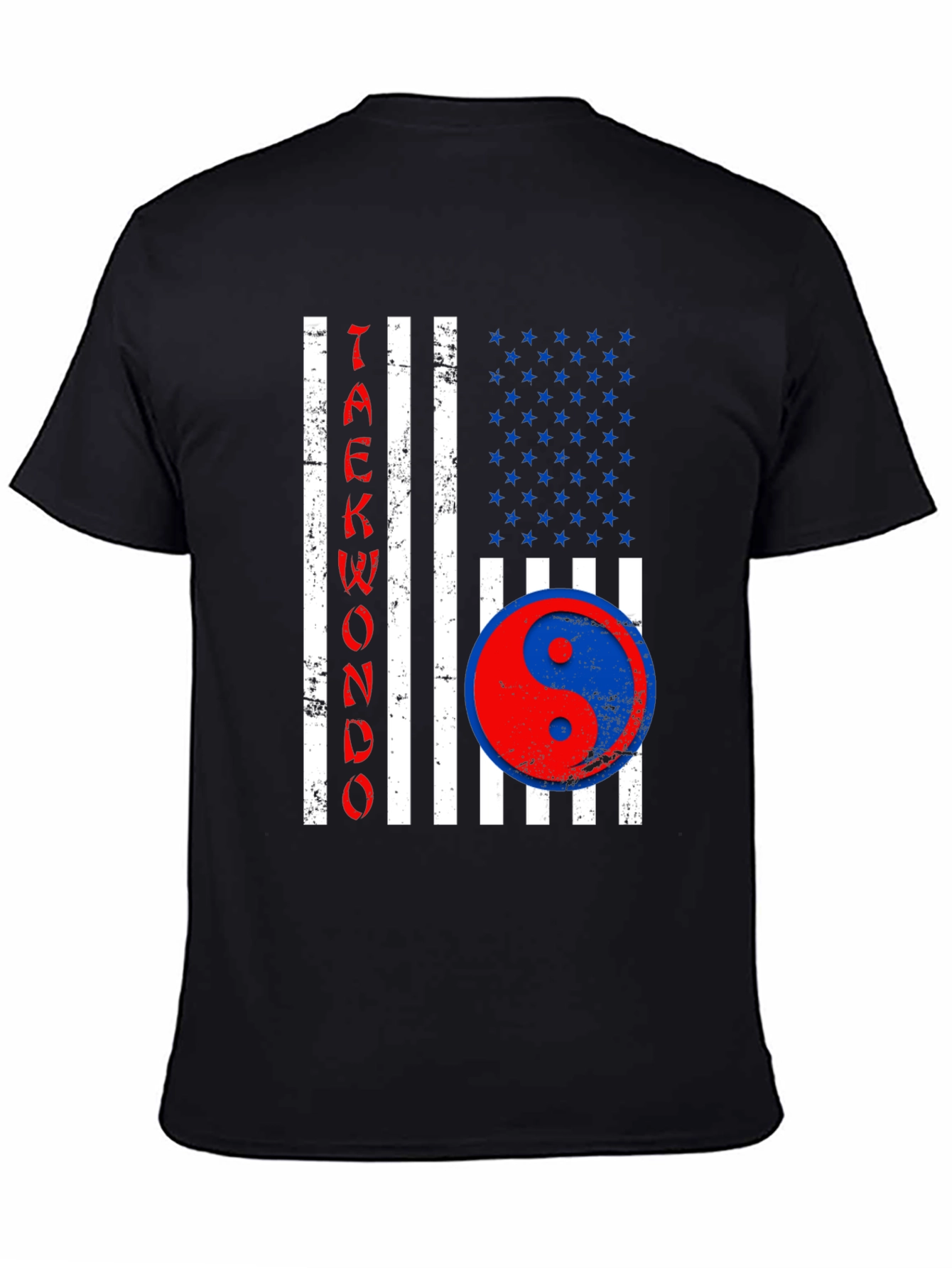 Taekwondo USA Flag T-Shirt