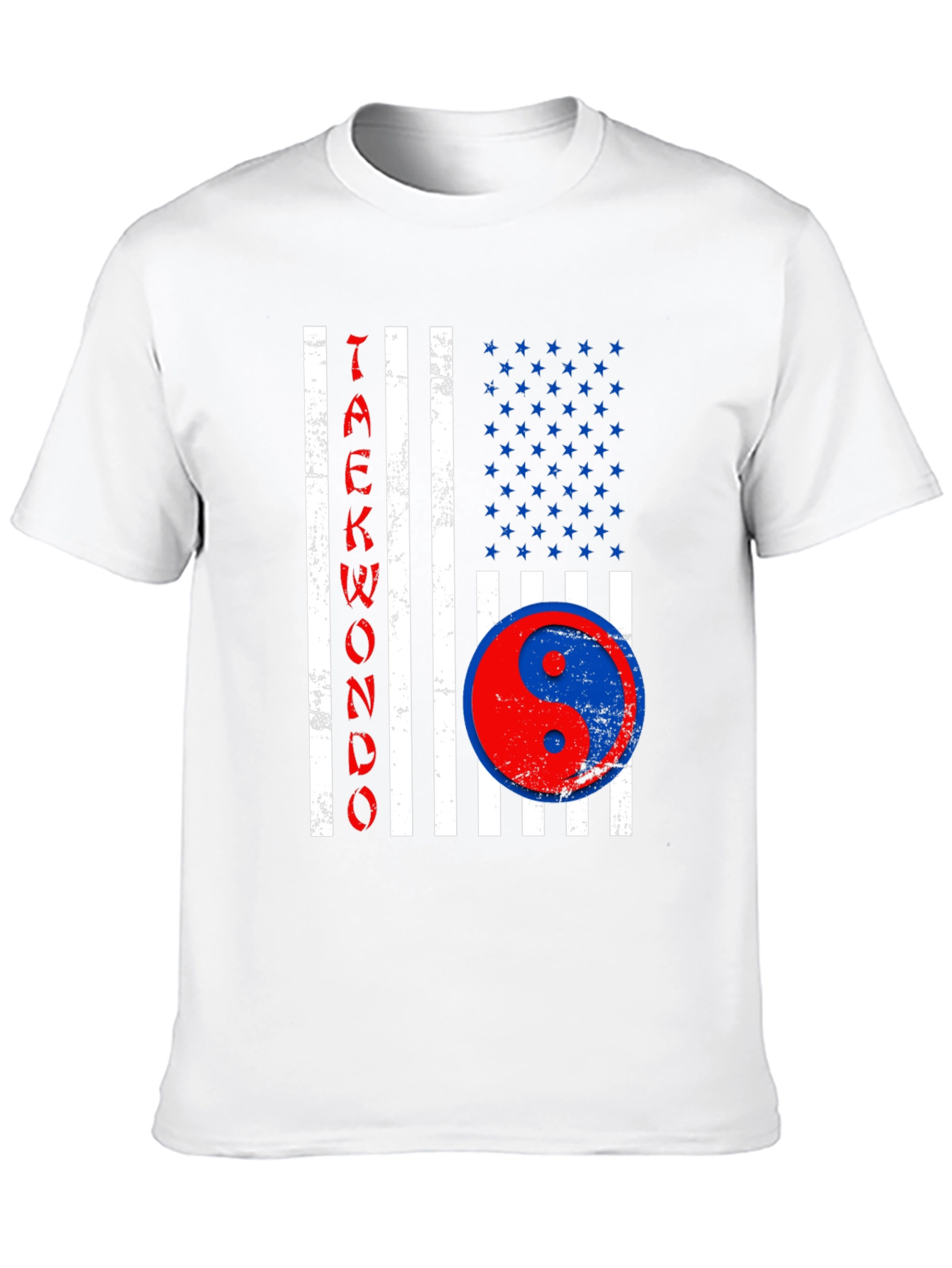 Taekwondo USA Flag T-Shirt