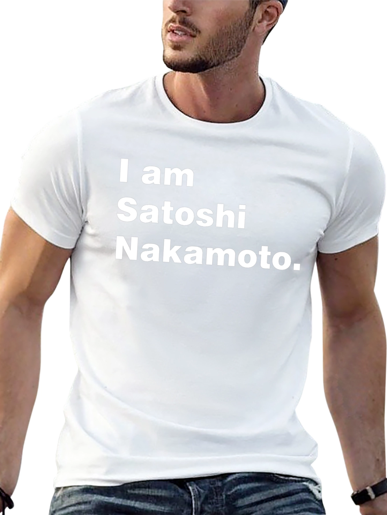 I am Satoshi Nakamoto Black T-Shirt
