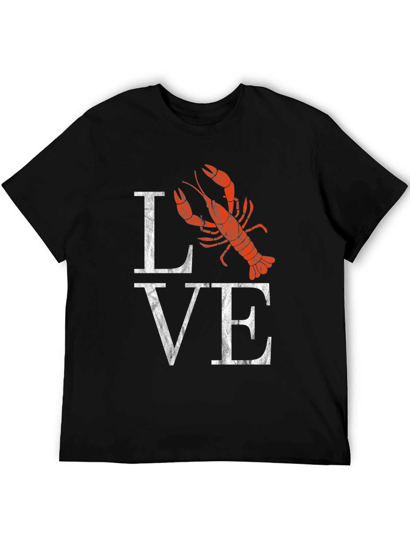Love Lobster Graphic T-Shirt - Casual Cotton Tee