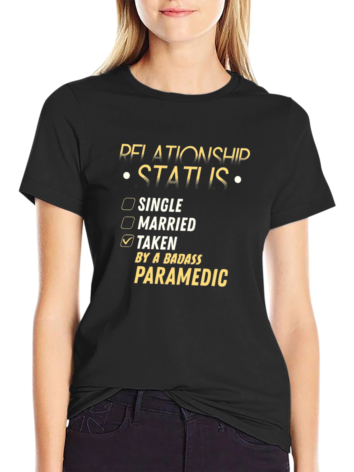 Relationship Status: Taken by a Badass Paramedic T-Shirt