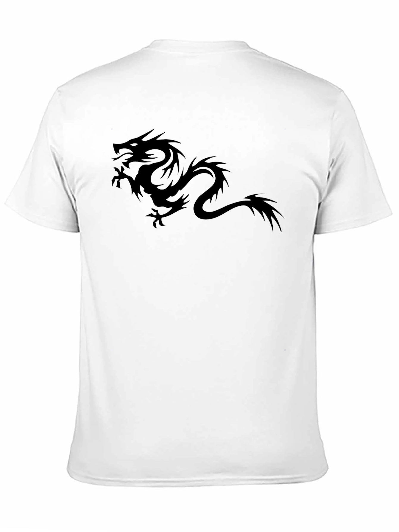 Black Dragon Graphic Tee - Mens Casual Shirt