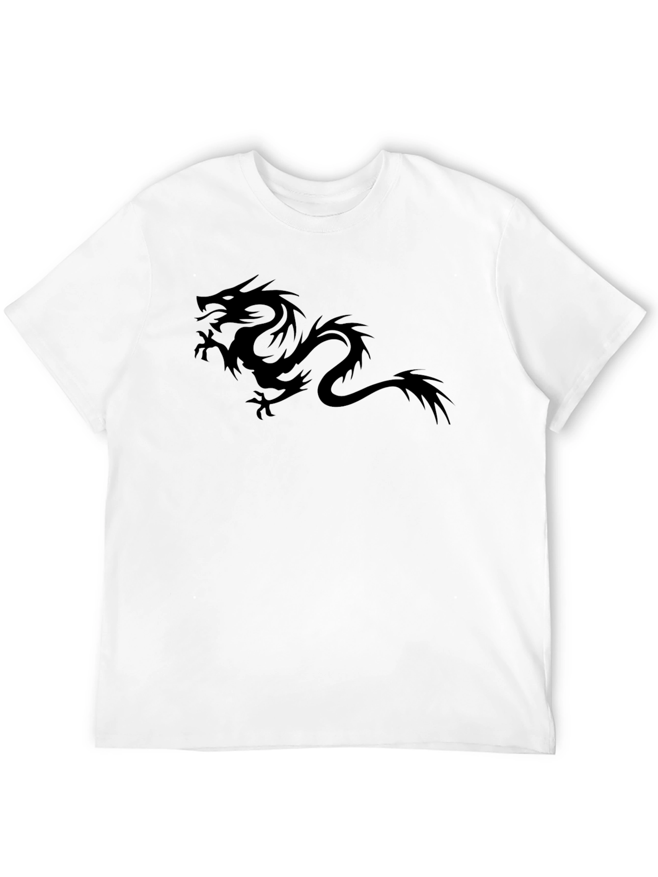 Black Dragon Graphic Tee - Mens Casual Shirt