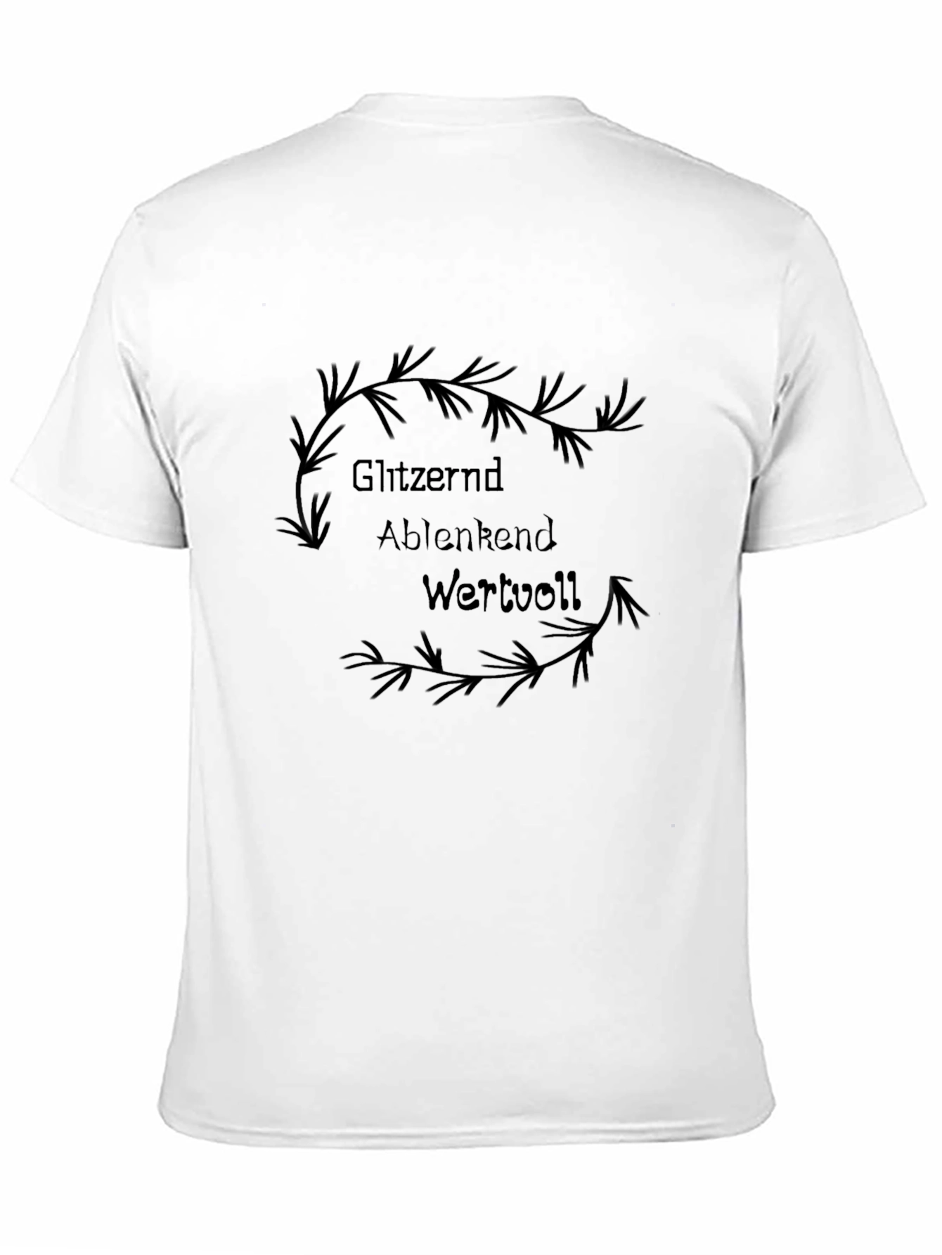 Glitzernd T-Shirt - Black