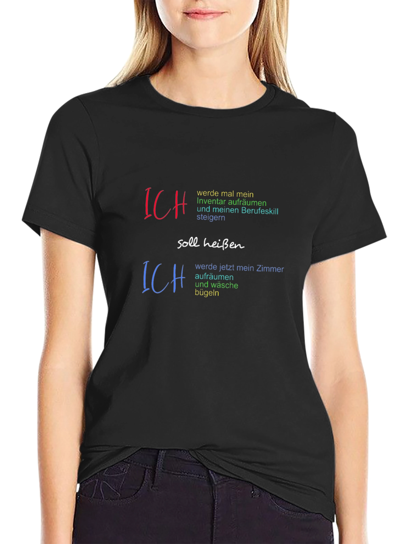 Humorous Ich T-Shirt - Room & Inventory