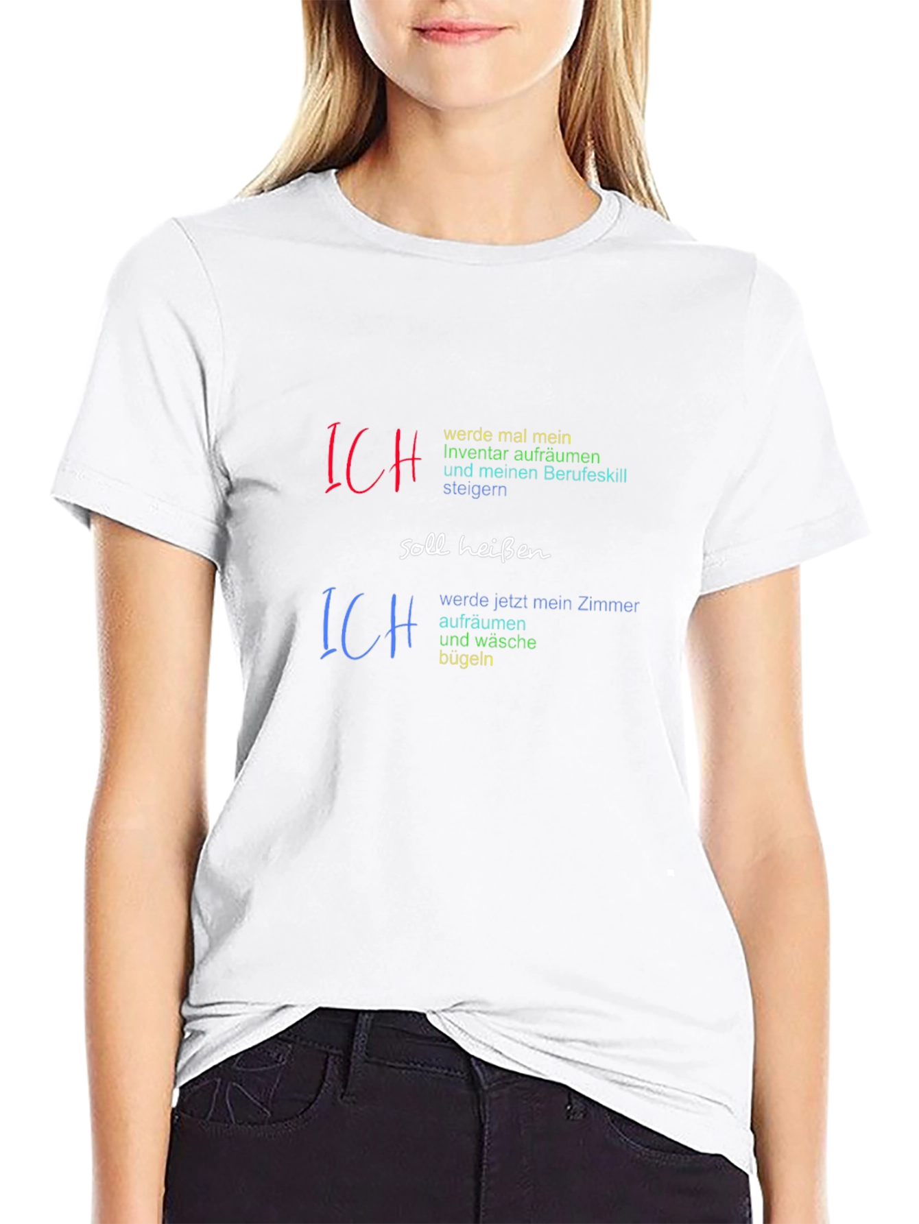 Humorous Ich T-Shirt - Room & Inventory