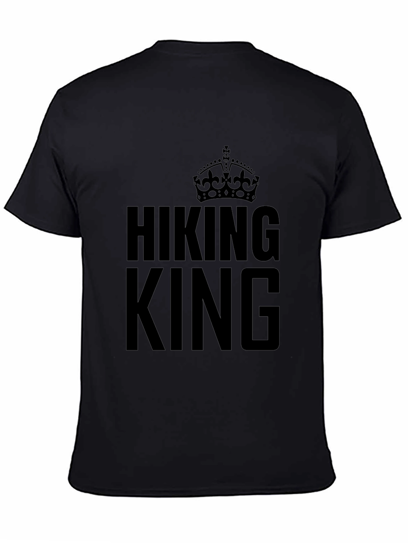 Hiking King Black T-Shirt