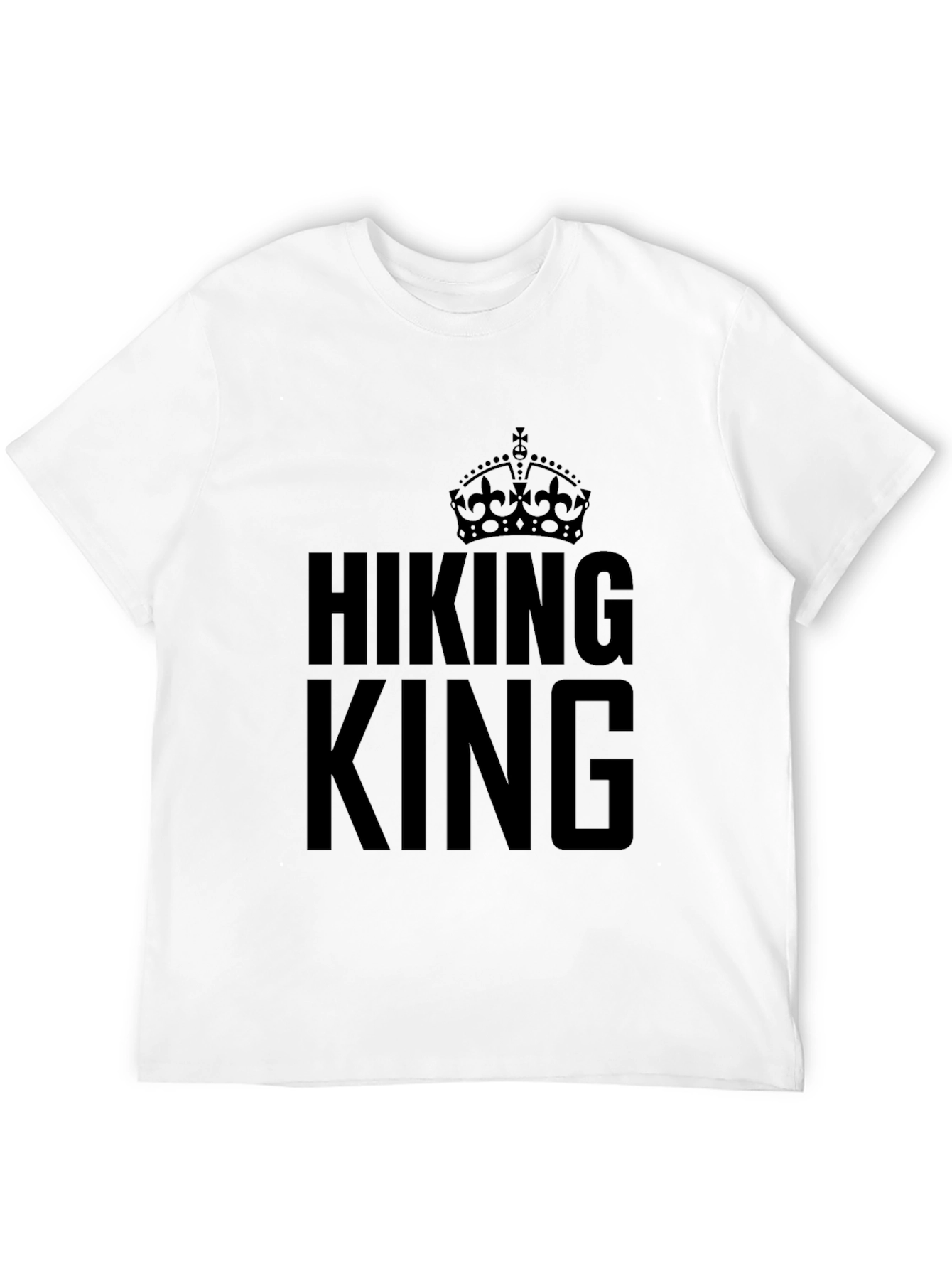 Hiking King Black T-Shirt