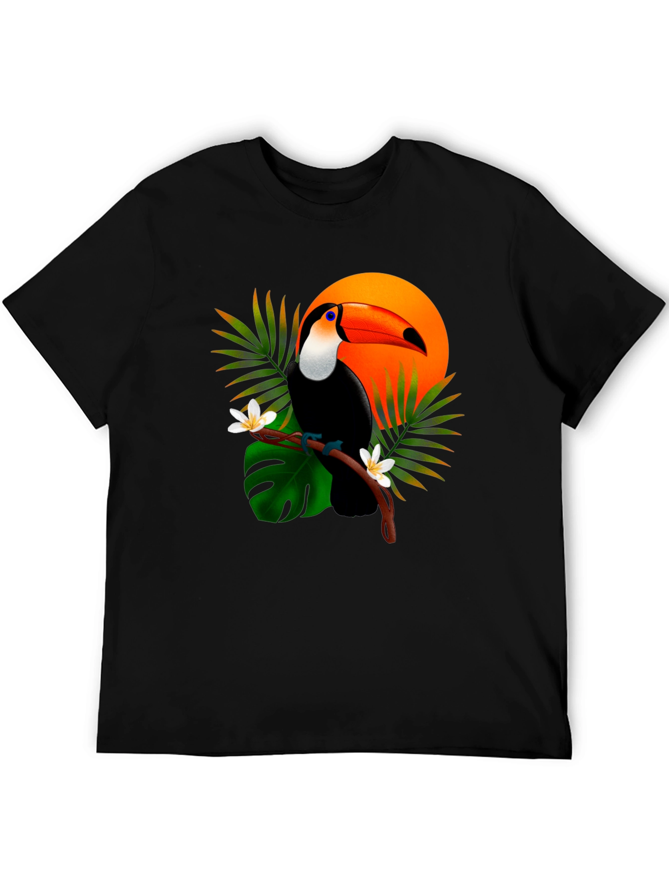 Tropical Toucan T-Shirt - Vibrant Graphic Tee