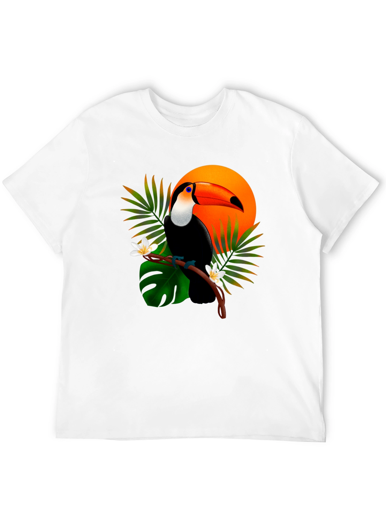 Tropical Toucan T-Shirt - Vibrant Graphic Tee