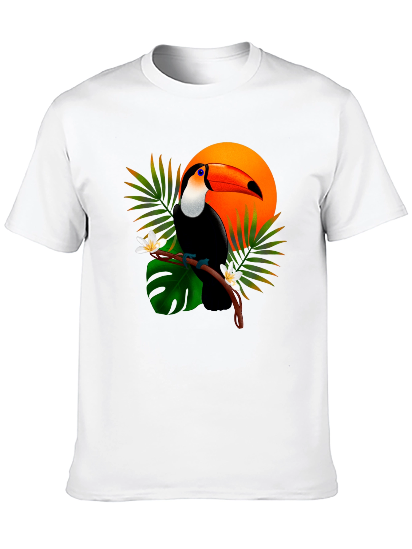 Tropical Toucan T-Shirt - Vibrant Graphic Tee