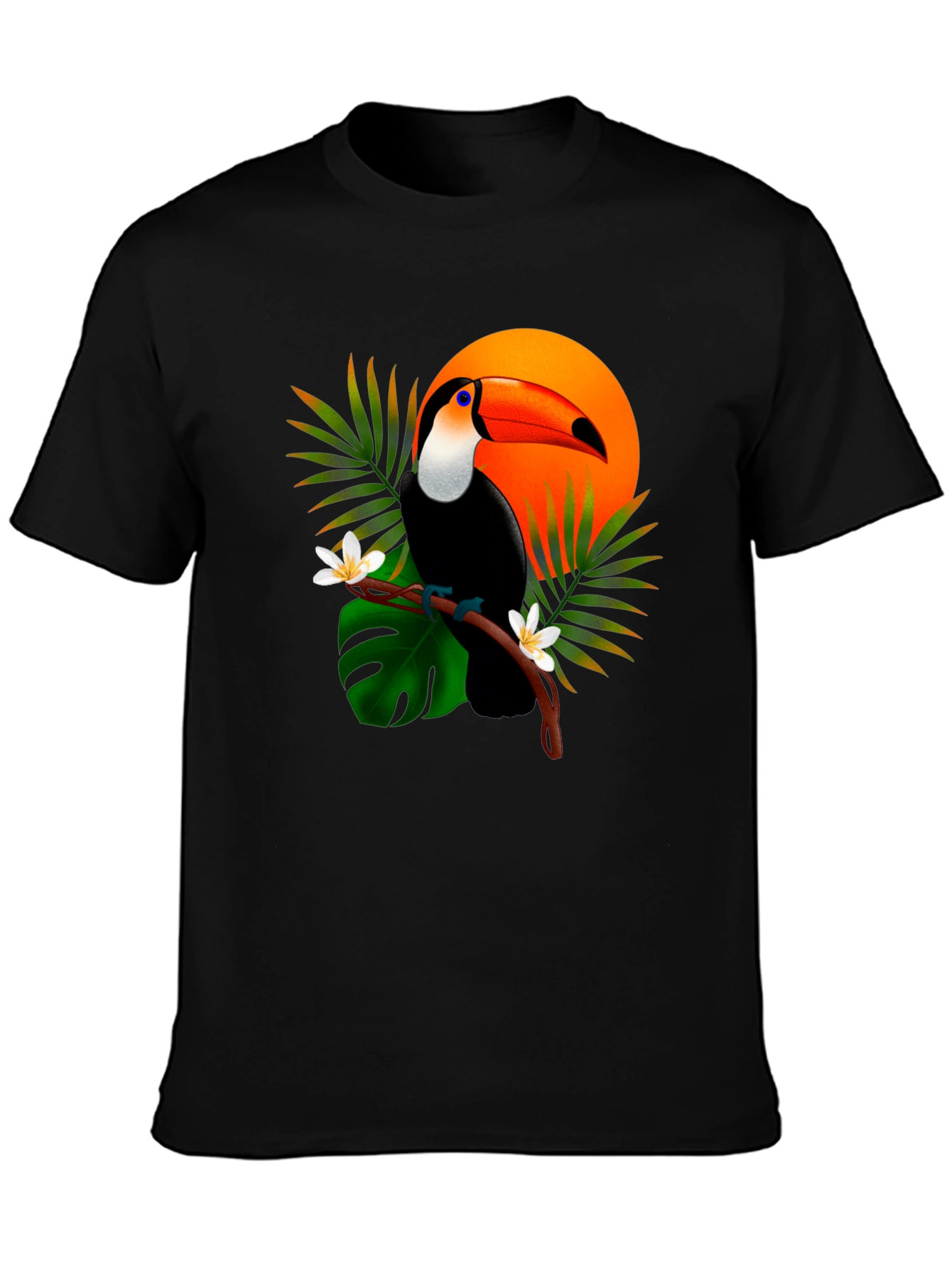 Tropical Toucan T-Shirt - Vibrant Graphic Tee