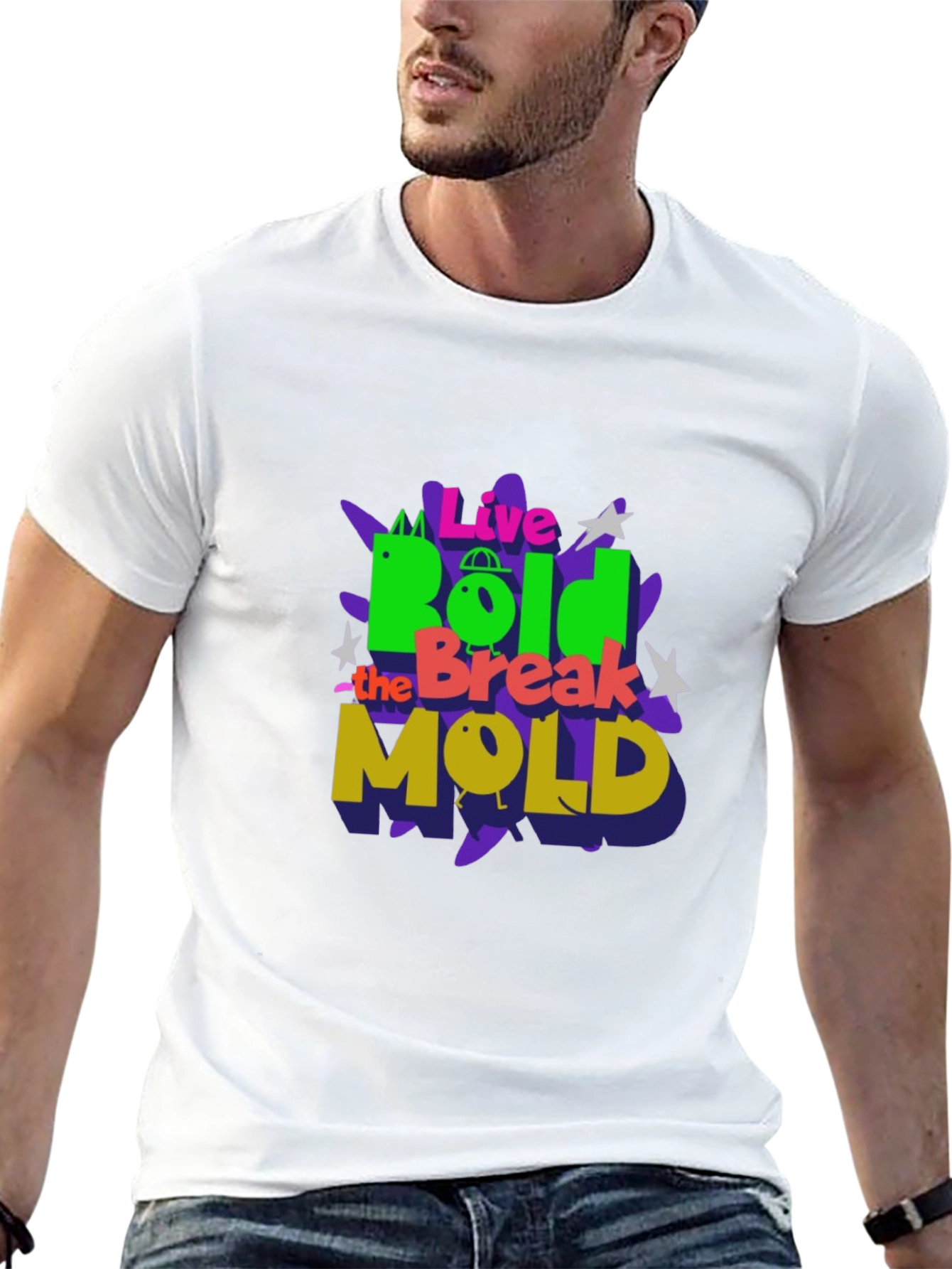 Live Bold T-Shirt - Unique Graphic Tee
