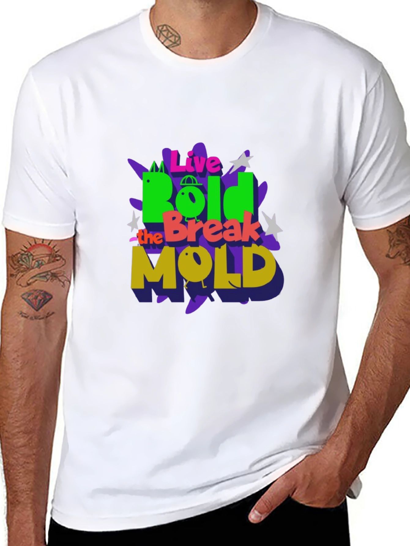Live Bold T-Shirt - Unique Graphic Tee