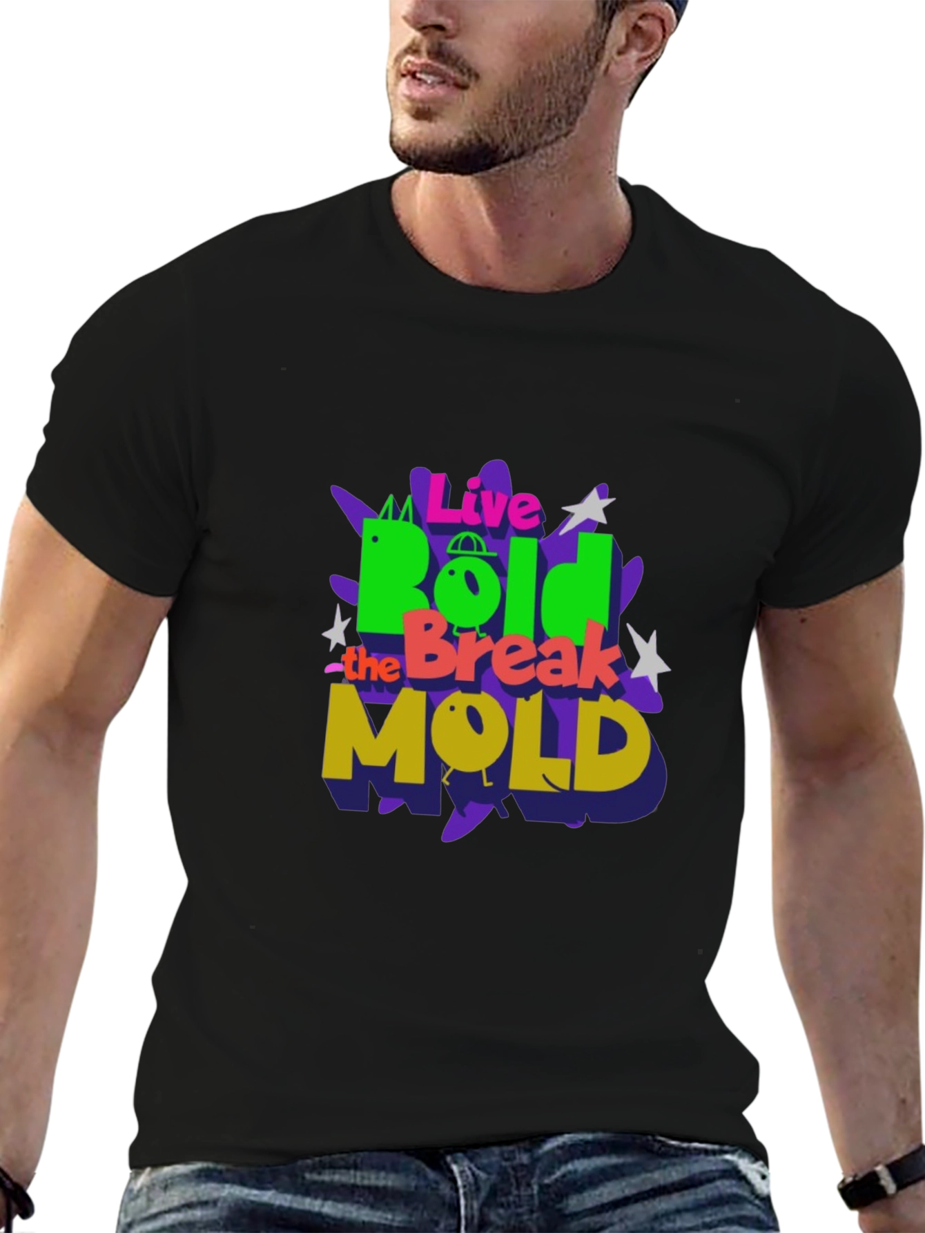 Live Bold T-Shirt - Unique Graphic Tee