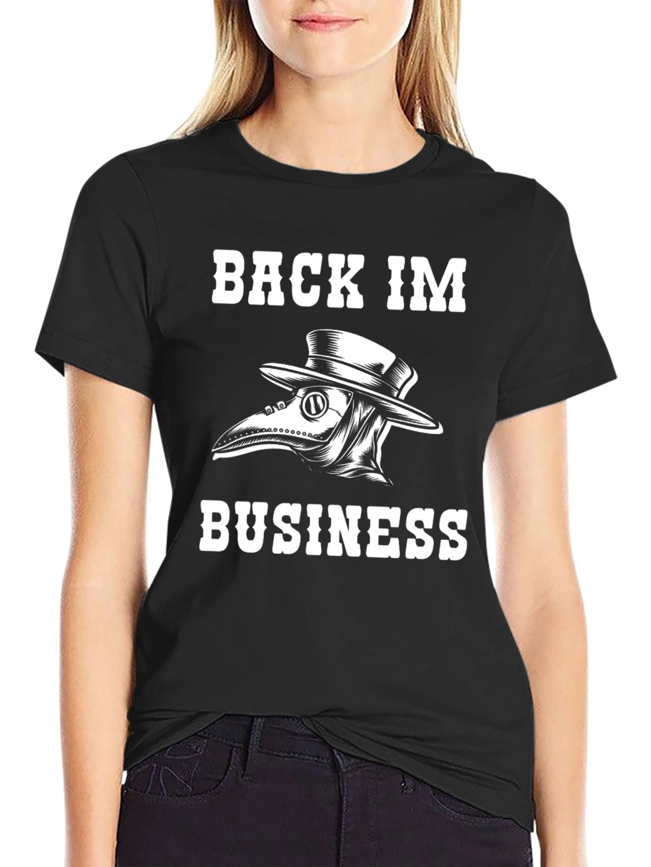 Back In Business Plague Doctor Graphic Tee