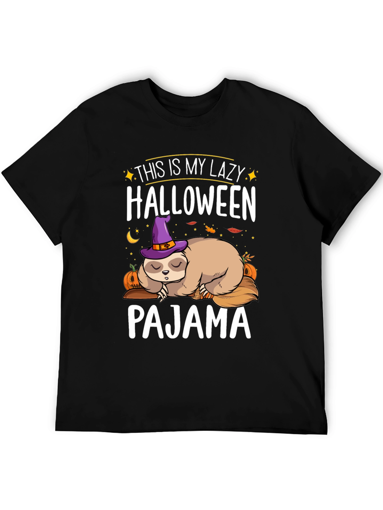 Lazy Halloween Sloth Pajama T-Shirt