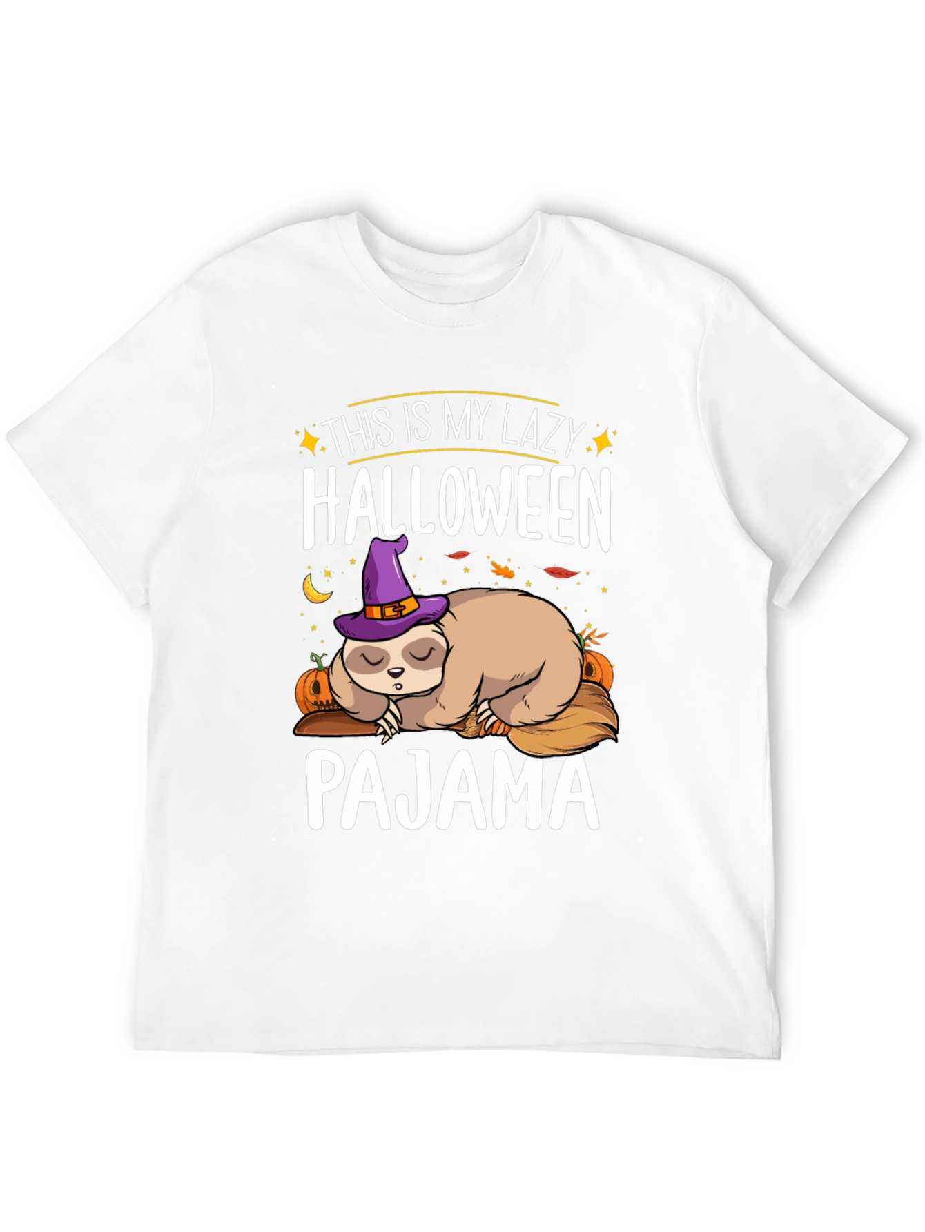 Lazy Halloween Sloth Pajama T-Shirt