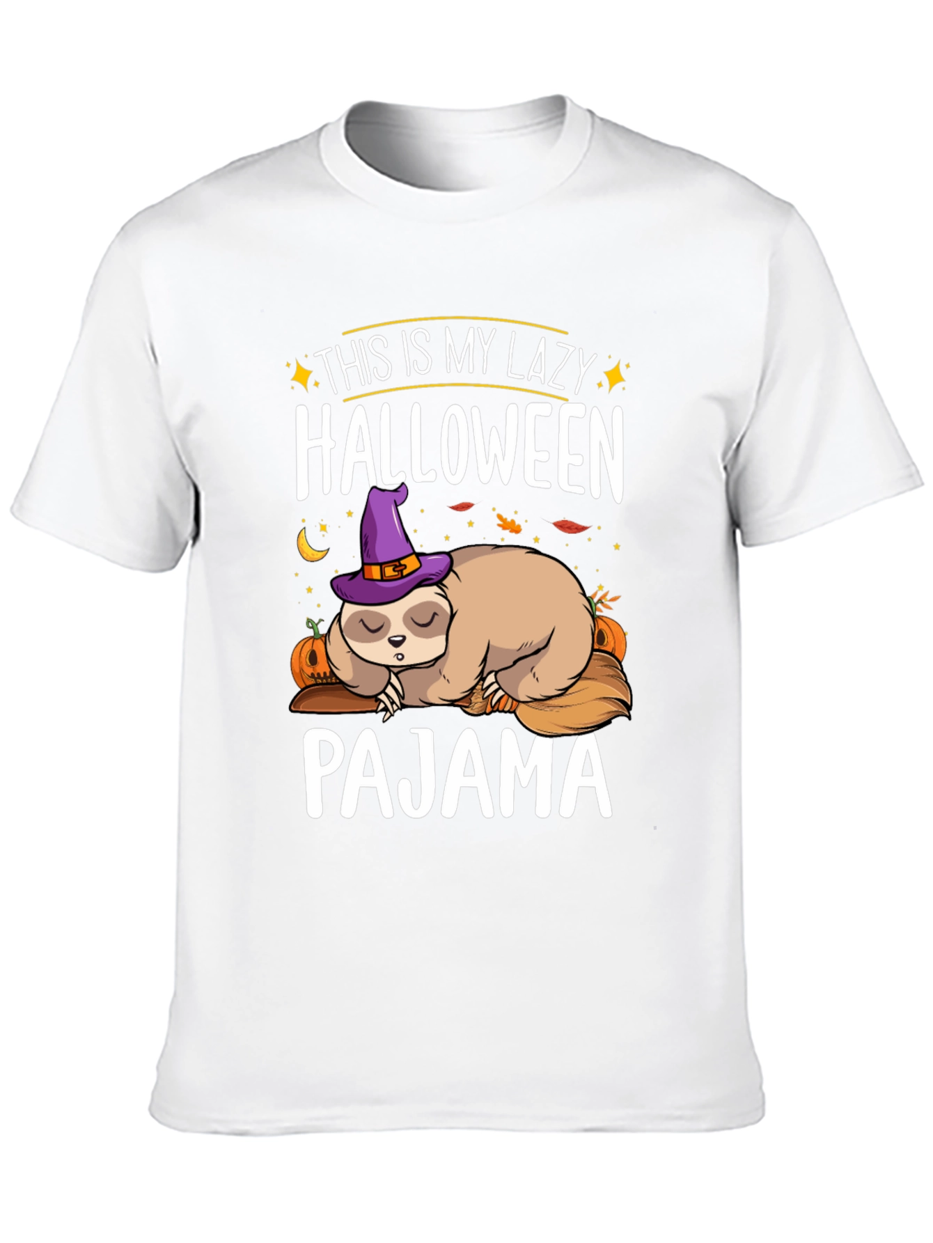 Lazy Halloween Sloth Pajama T-Shirt