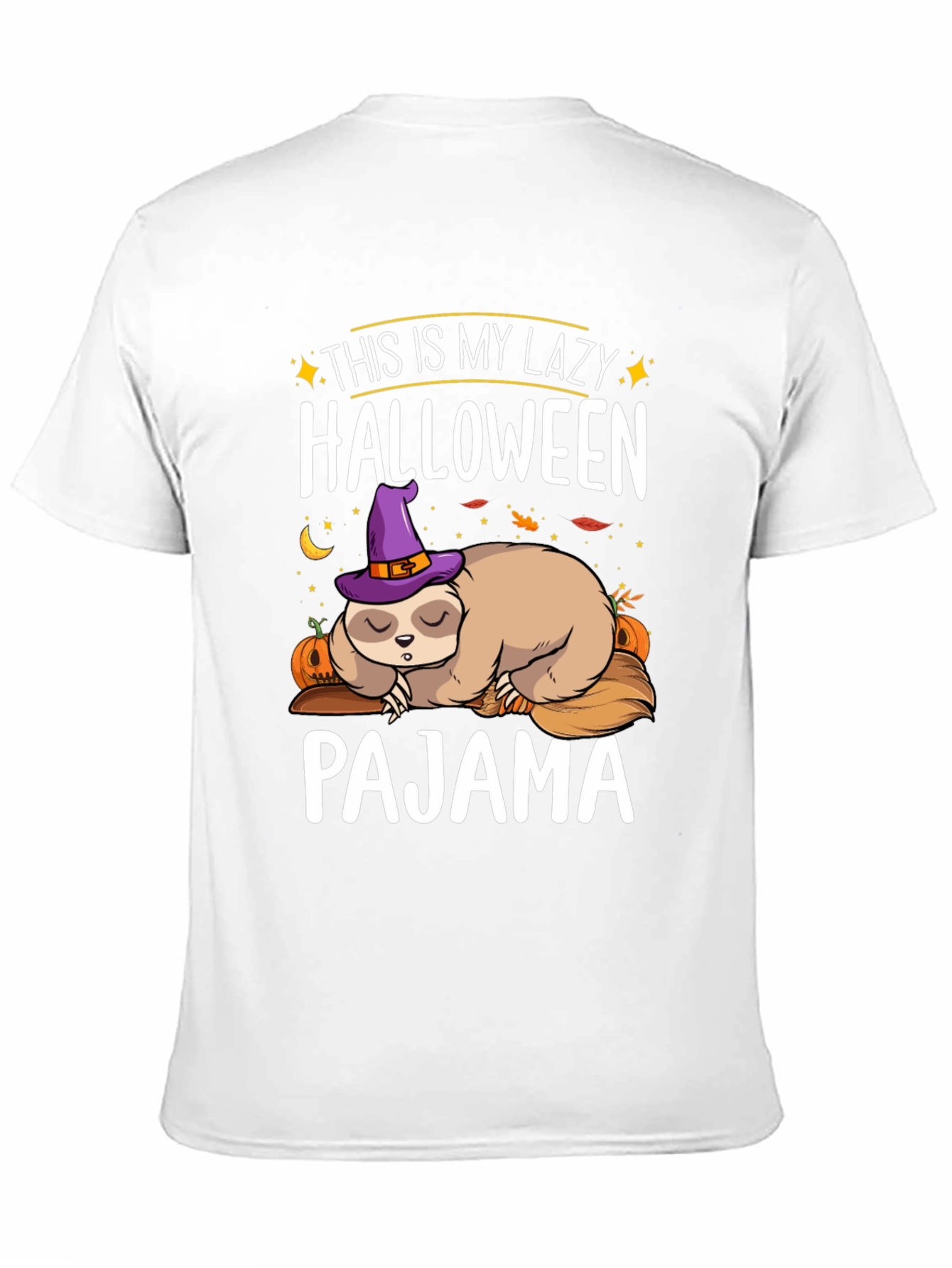 Lazy Halloween Sloth Pajama T-Shirt