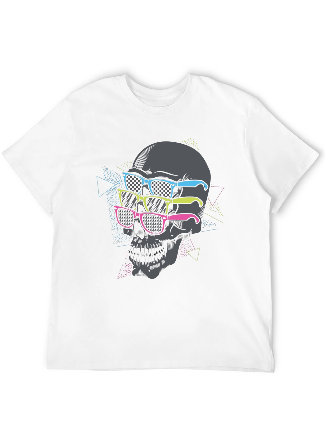 Skull with Sunglasses Graphic Tee