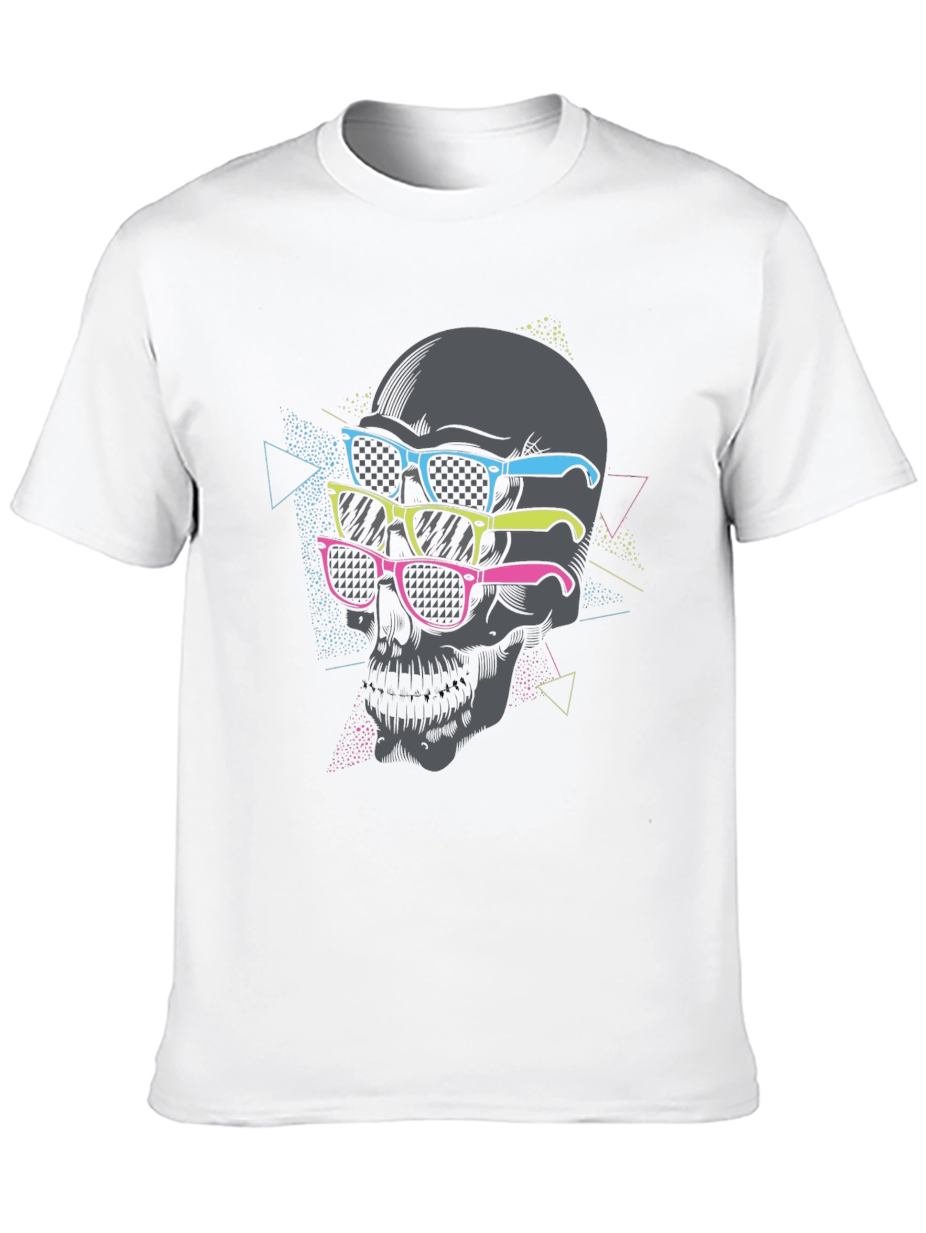 Skull with Sunglasses Graphic Tee