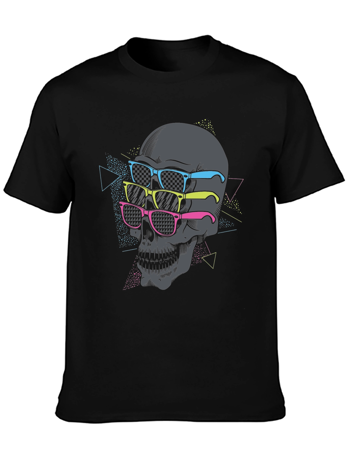 Skull with Sunglasses Graphic Tee