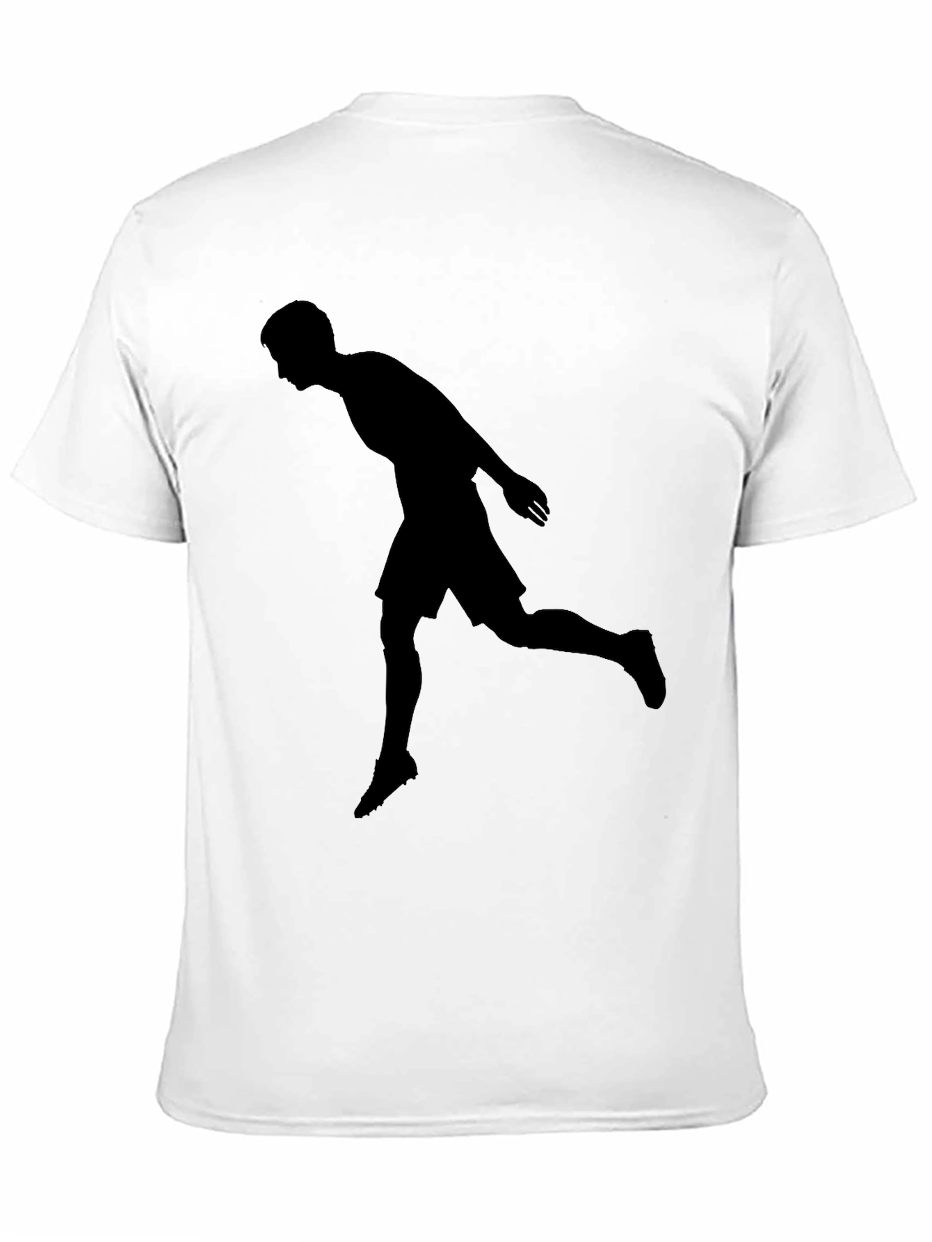 Silhouette Athlete Black T-Shirt