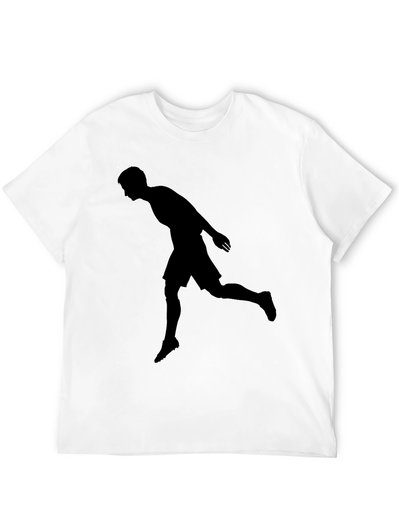 Silhouette Athlete Black T-Shirt