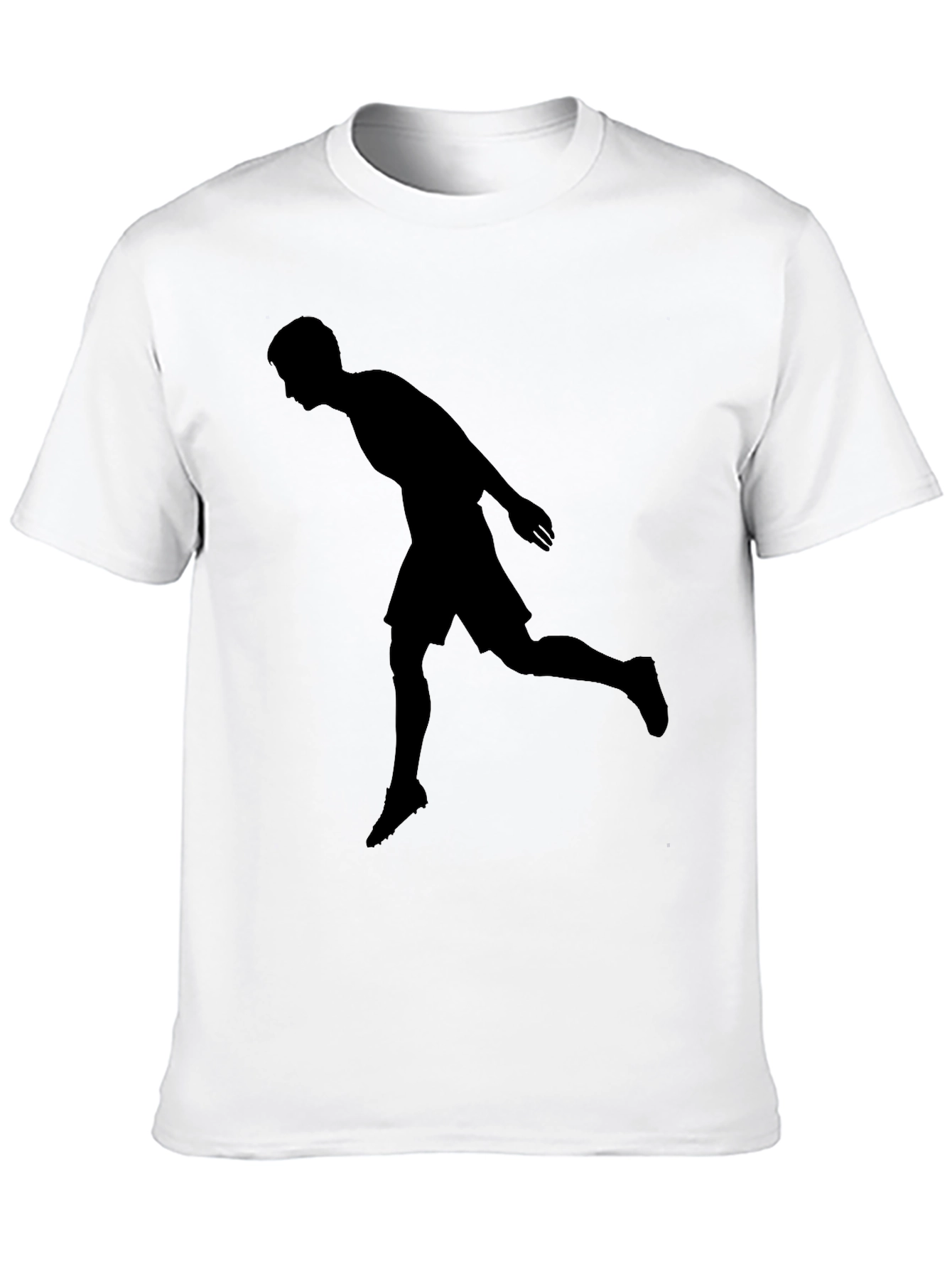 Silhouette Athlete Black T-Shirt