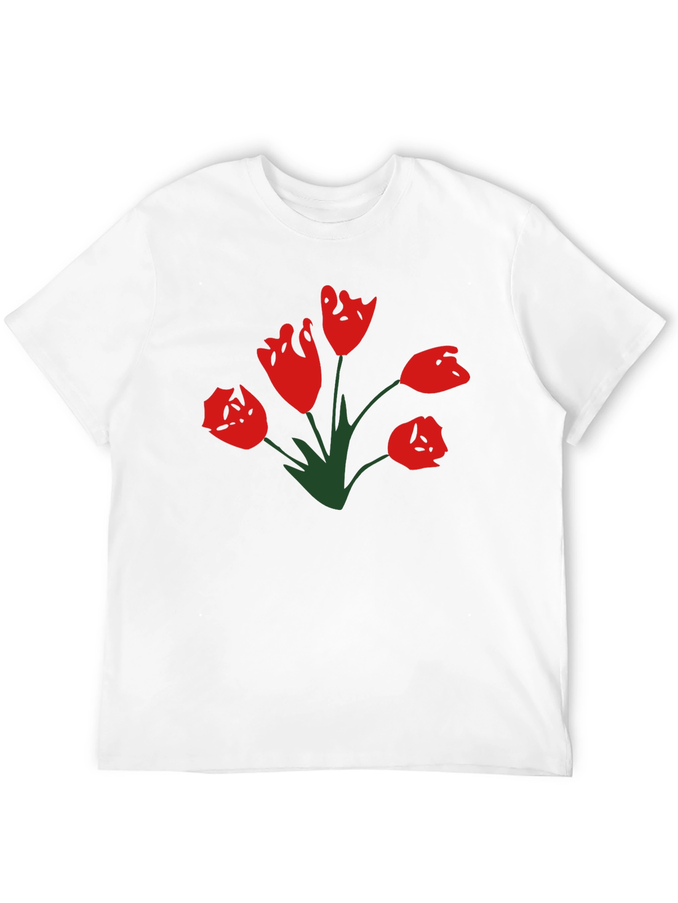 Tulip Graphic T-Shirt - Black
