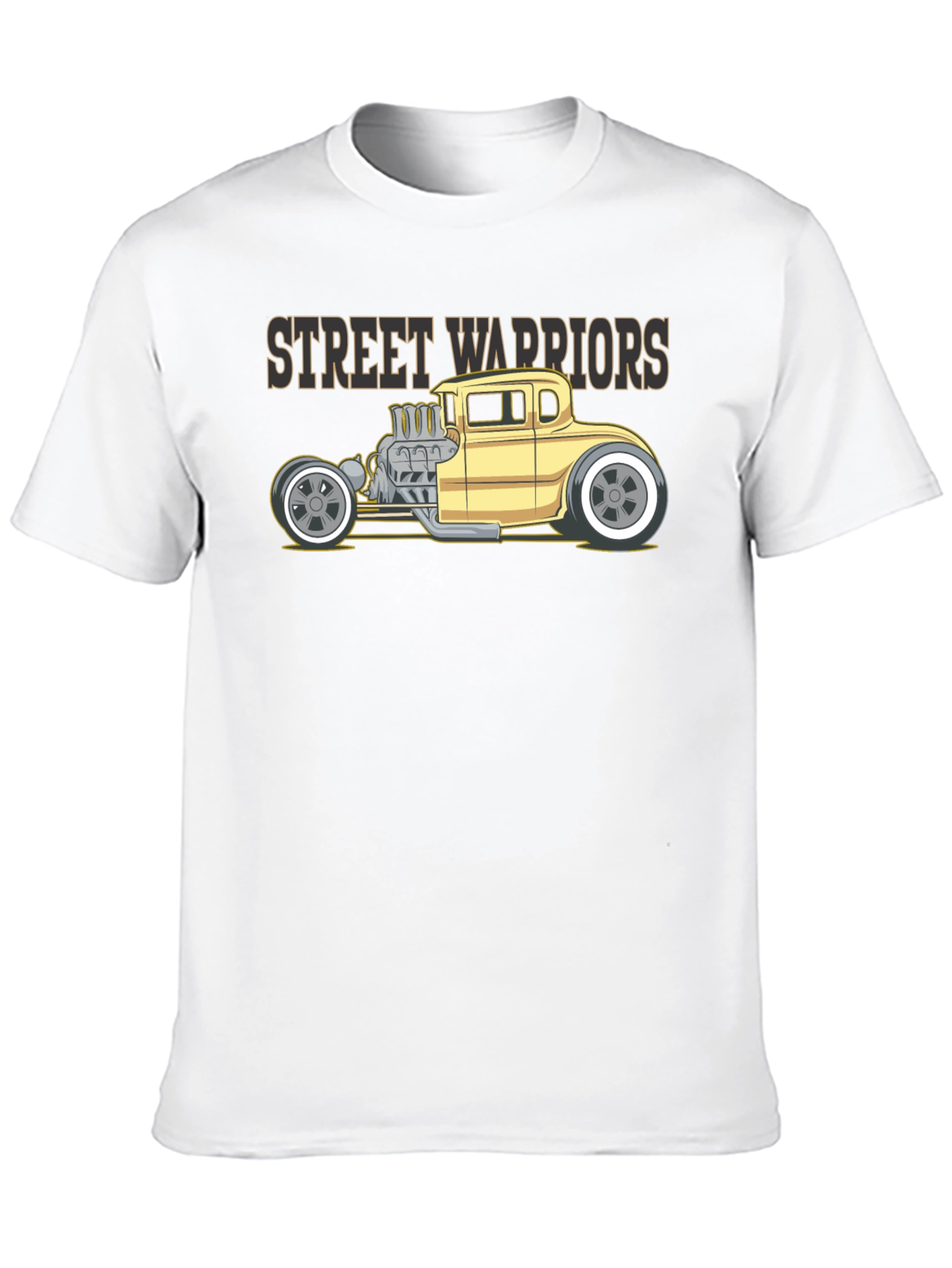 Street Warriors Hot Rod T-Shirt - Black