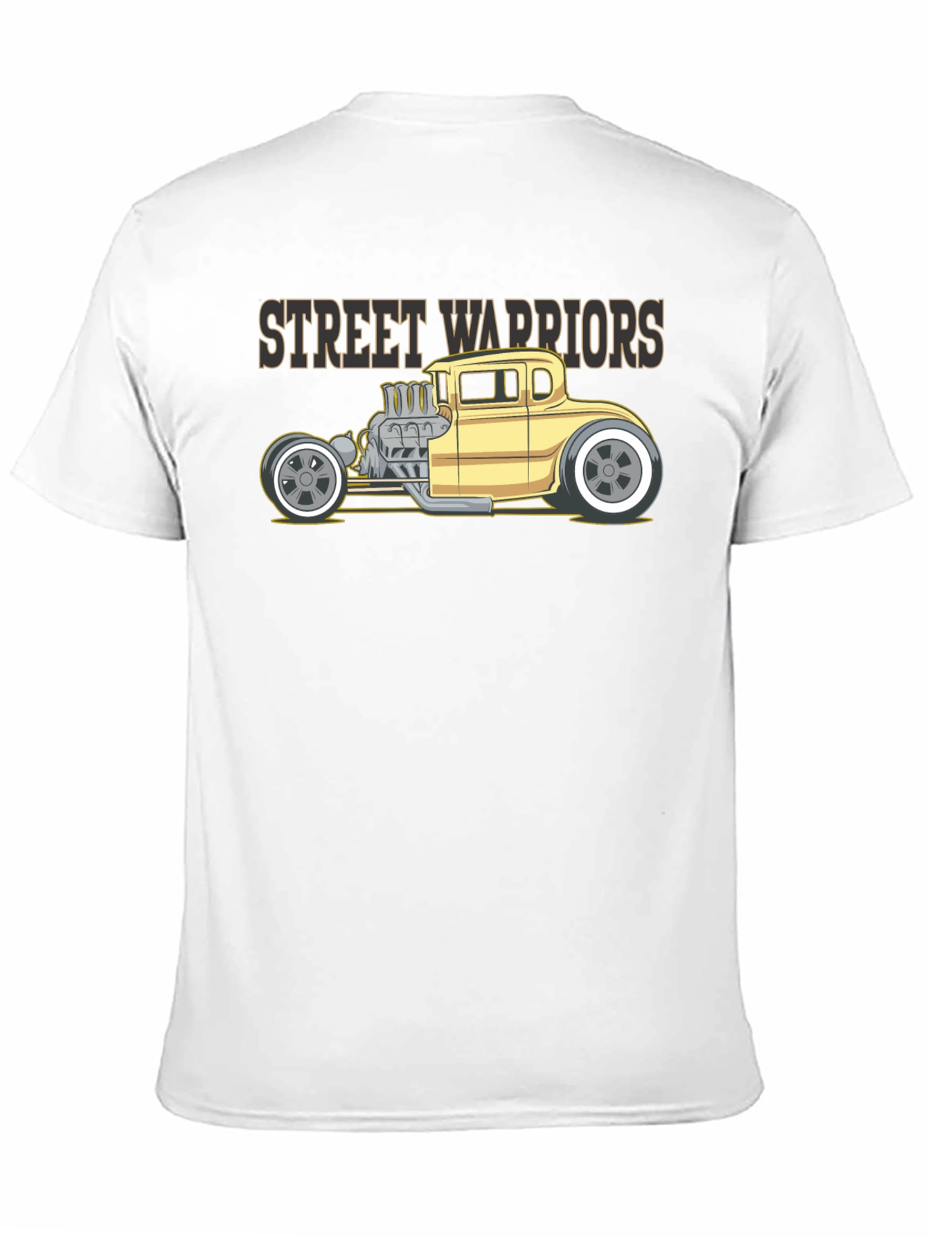 Street Warriors Hot Rod T-Shirt - Black