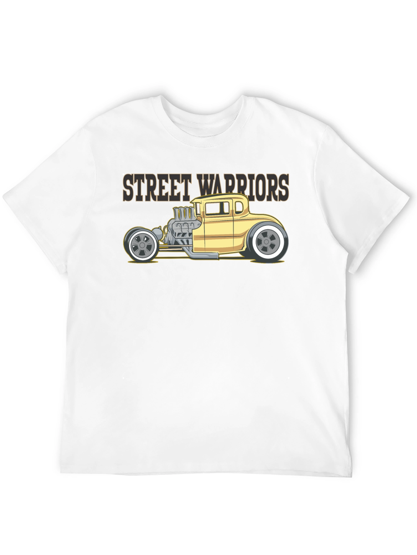 Street Warriors Hot Rod T-Shirt - Black