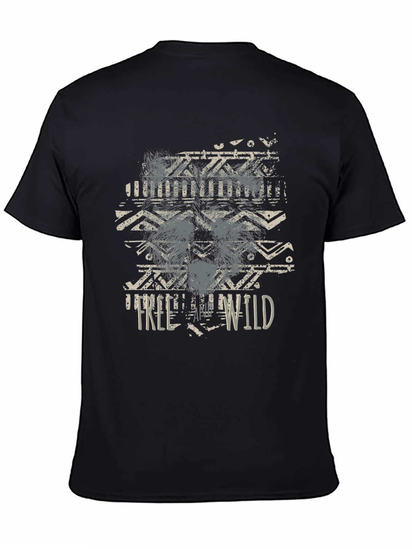 Mens Free Wild Graphic T-Shirt