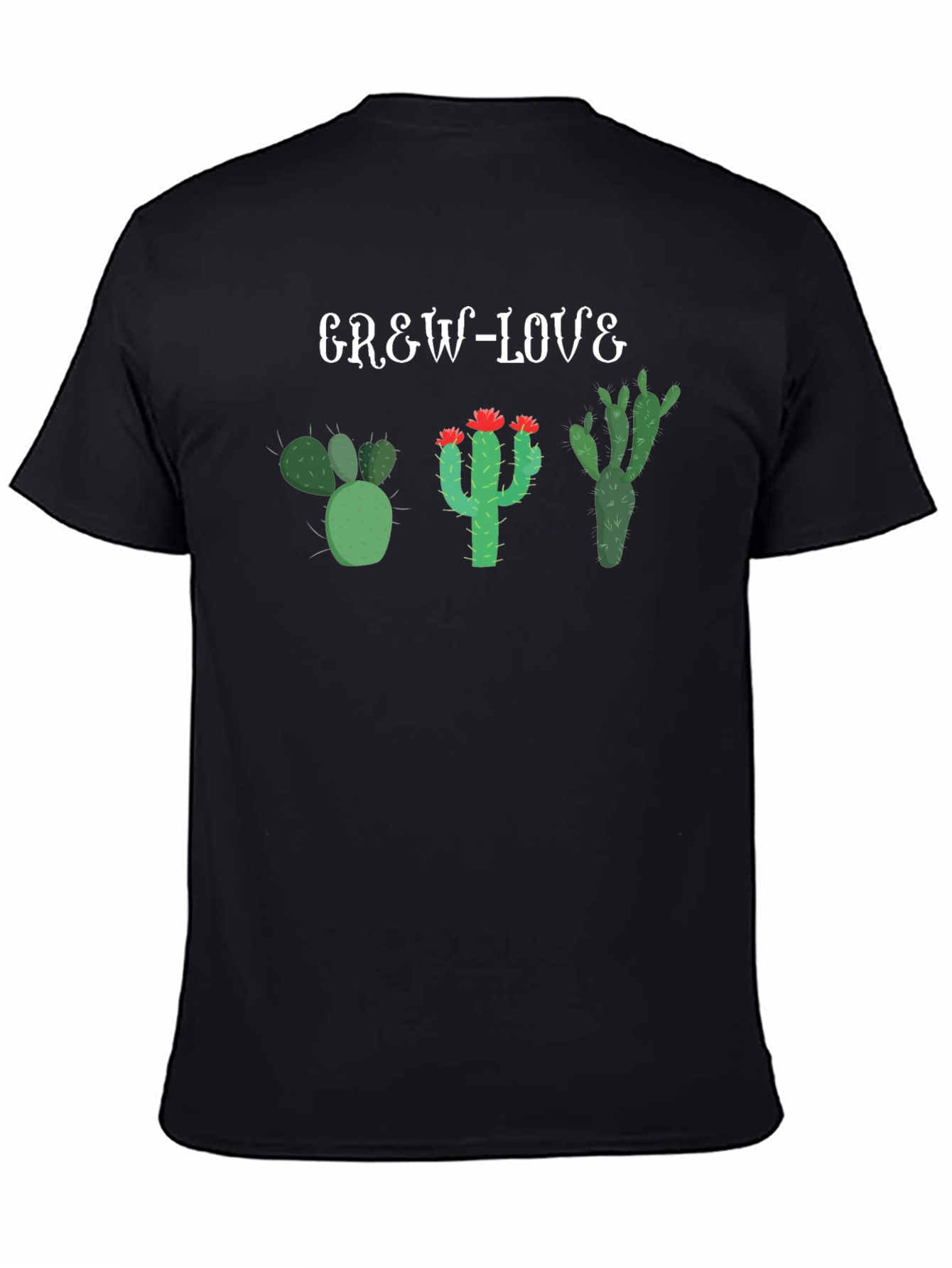 Grew Love Cactus T-Shirt - Unique Desert Plant Tee