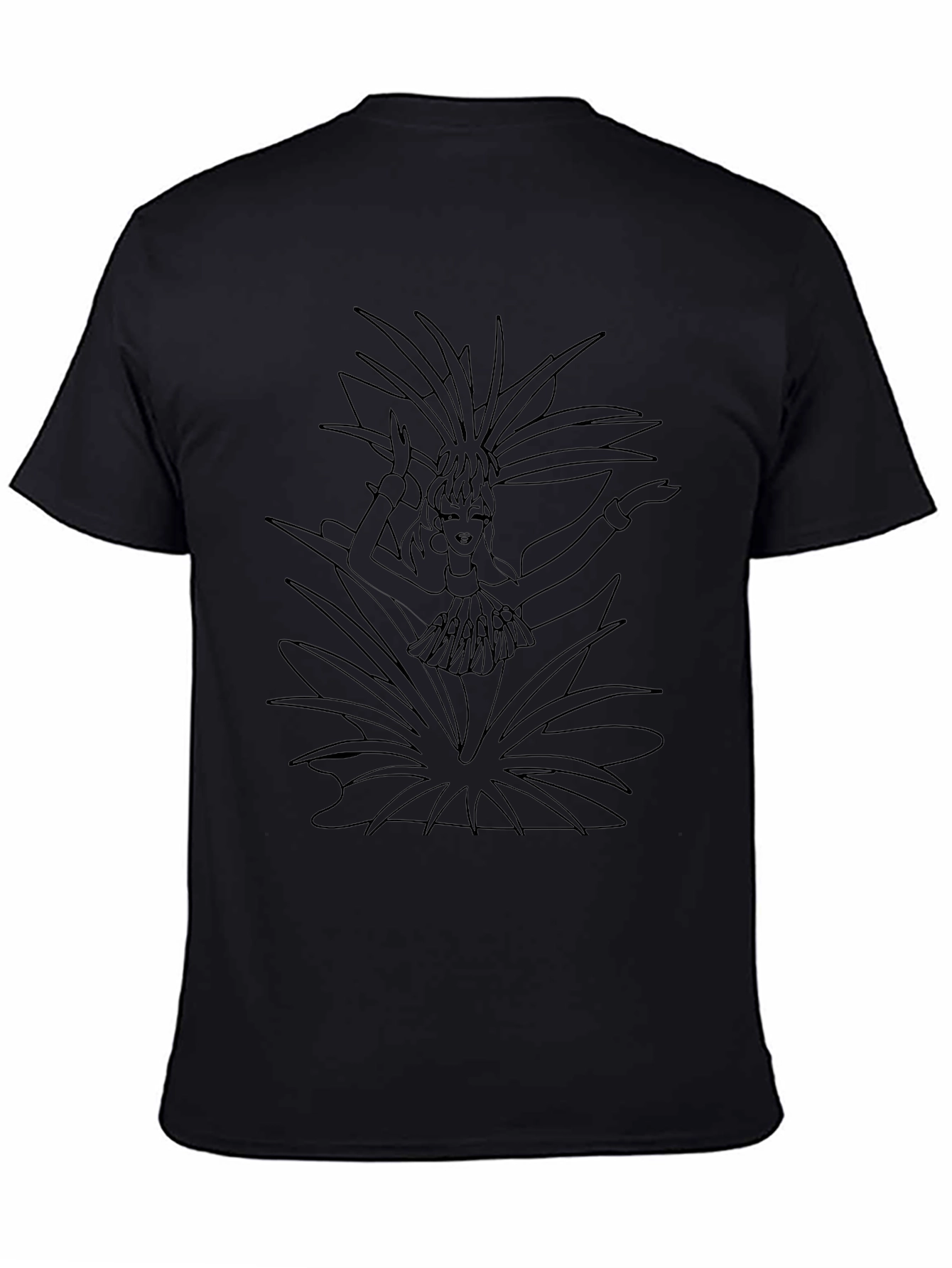 Exotic Dancer Graphic Tee - Black